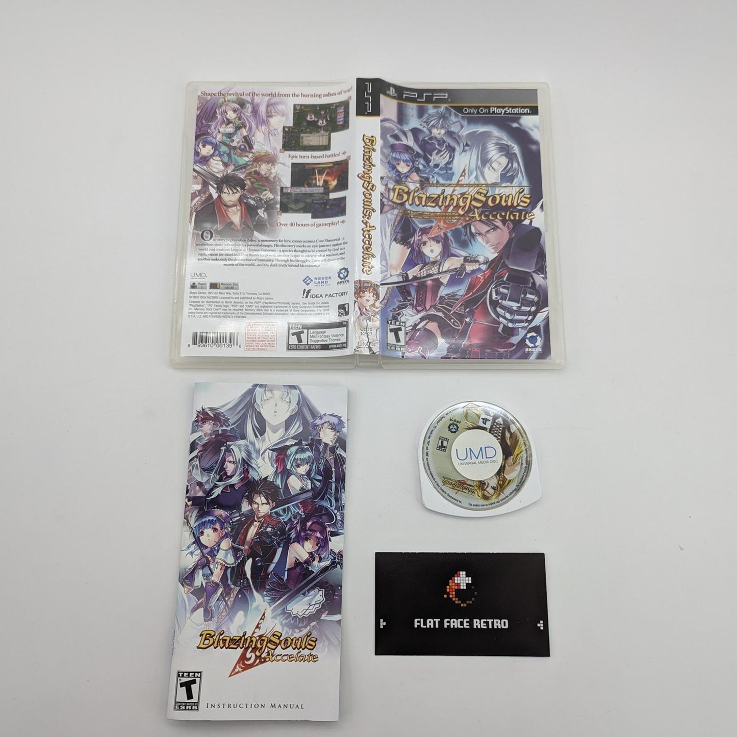 Blazing Souls Accelate - Sony PSP - Complete