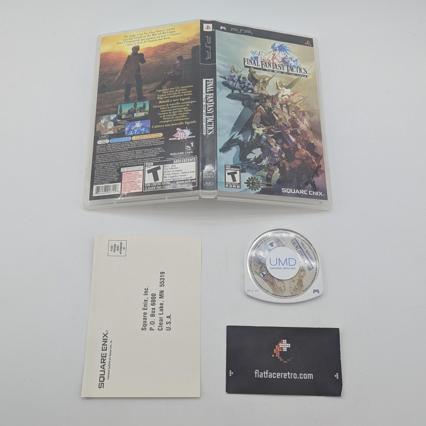 Final Fantasy Tactics: The War of the Lions - Sony PSP - Game and Box Only