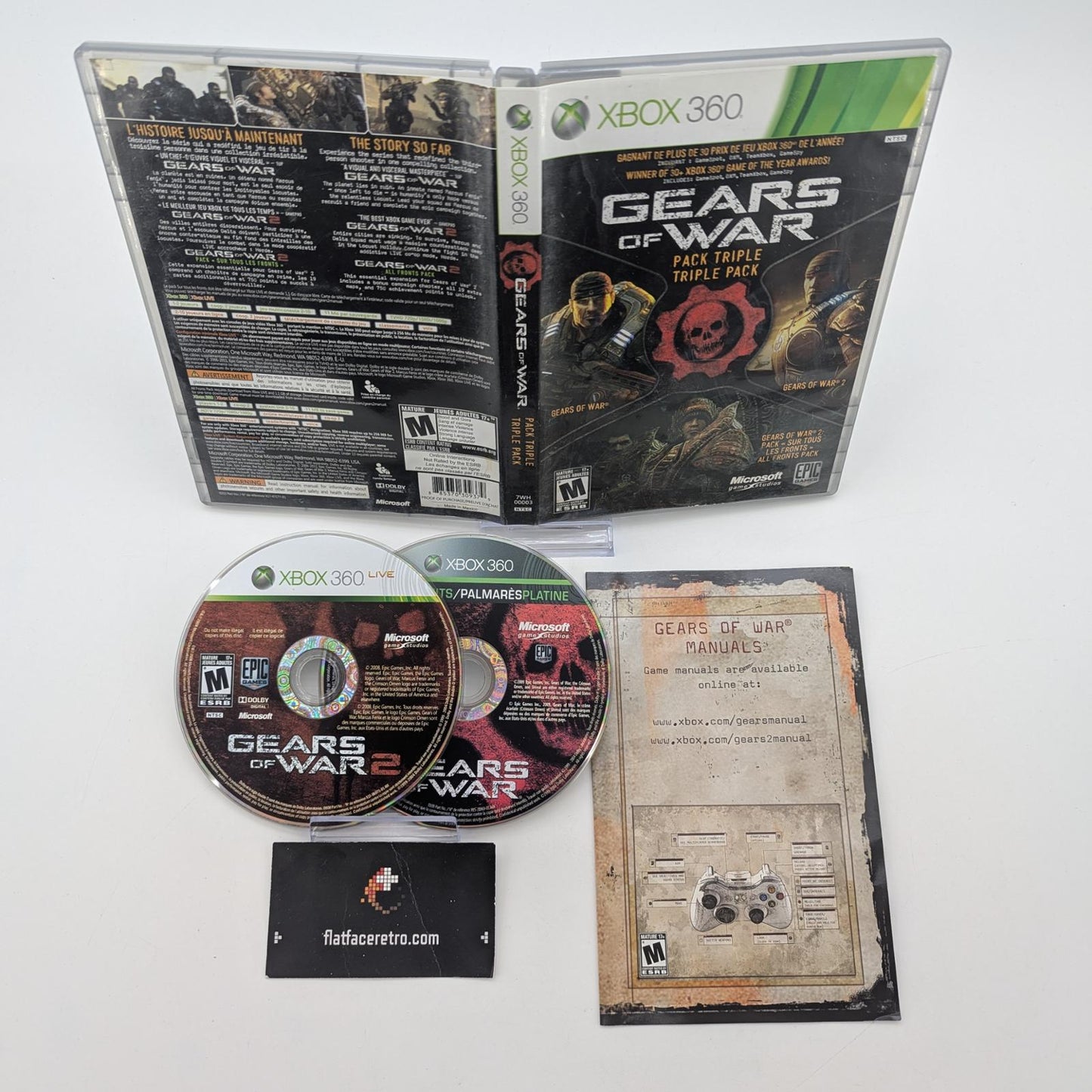 Gears of War Triple Pack - Microsoft Xbox 360 - Complete