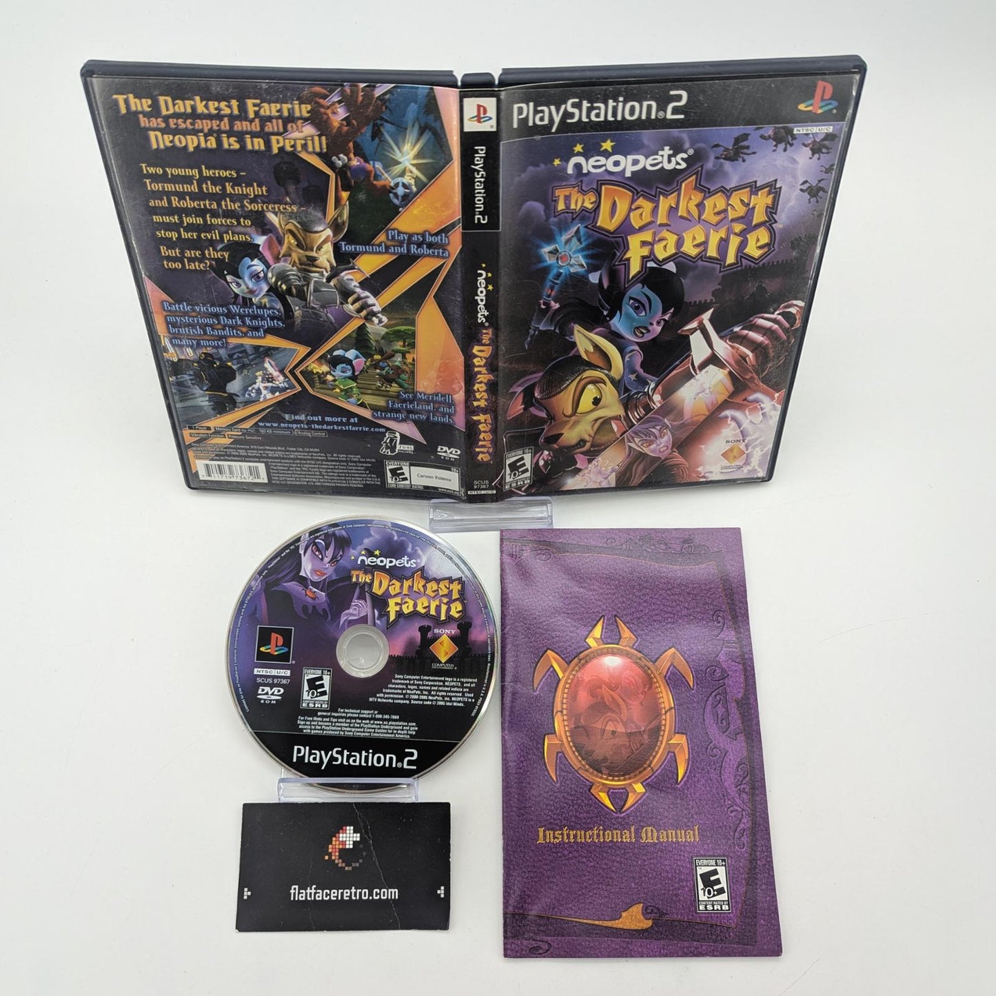 NeoPets the Darkest Faerie - Sony PlayStation 2 - Complete