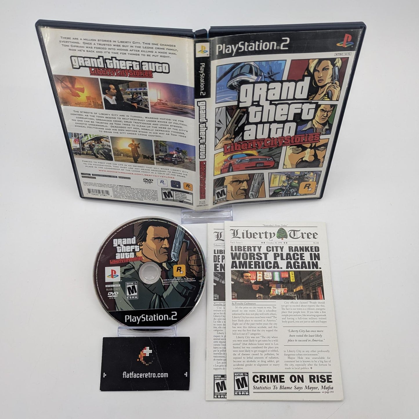 Grand Theft Auto Liberty City Stories - Sony PlayStation 2 - Complete