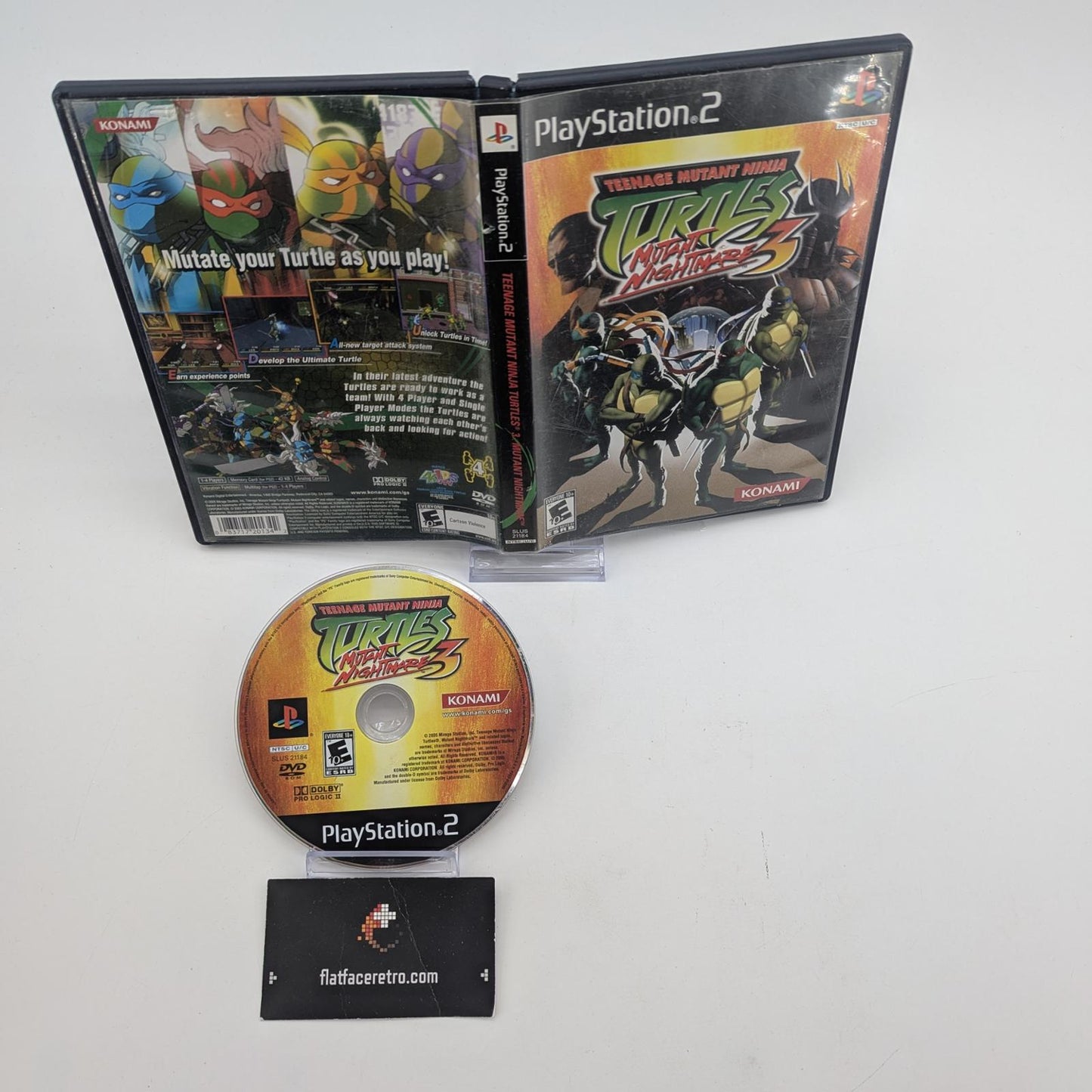 Teenage Mutant Ninja Turtles 3 Mutant Nightmare - Sony PlayStation 2 - Game and Box Only