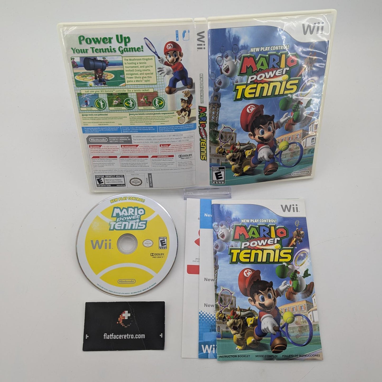 New Play Control: Mario Power Tennis - Nintendo Wii - Complete