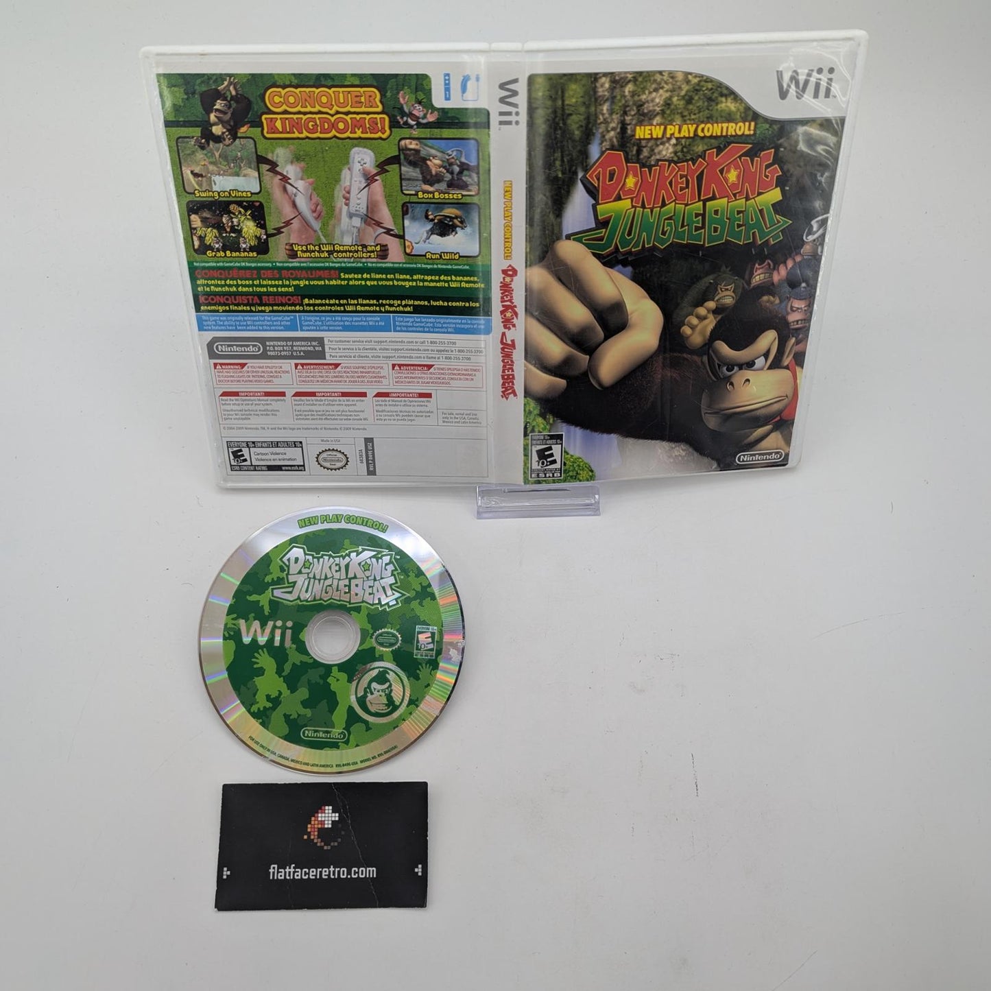 New Play Control: Donkey Kong Jungle Beat - Nintendo Wii - Game and Box Only