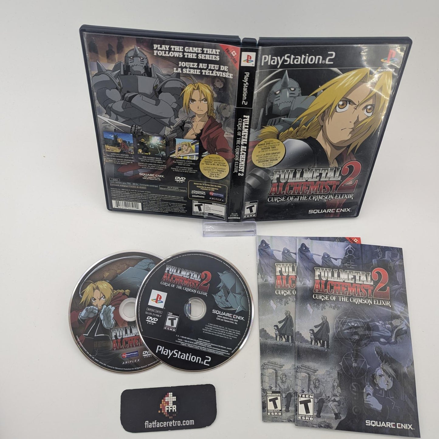 Fullmetal Alchemist 2 Curse of the Crimson Elixir - Sony PlayStation 2 - Complete