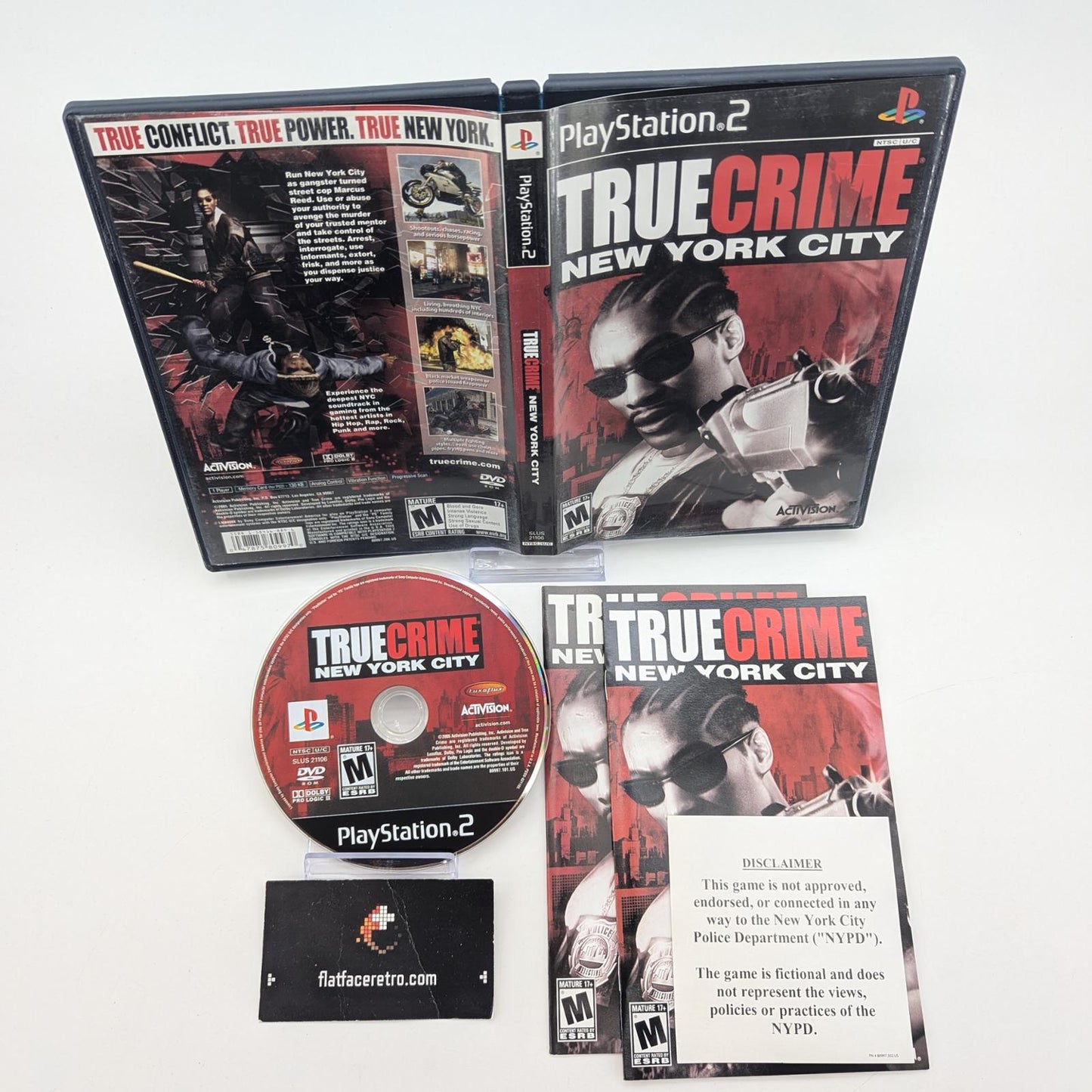 True Crime New York City - Sony PlayStation 2 - Complete