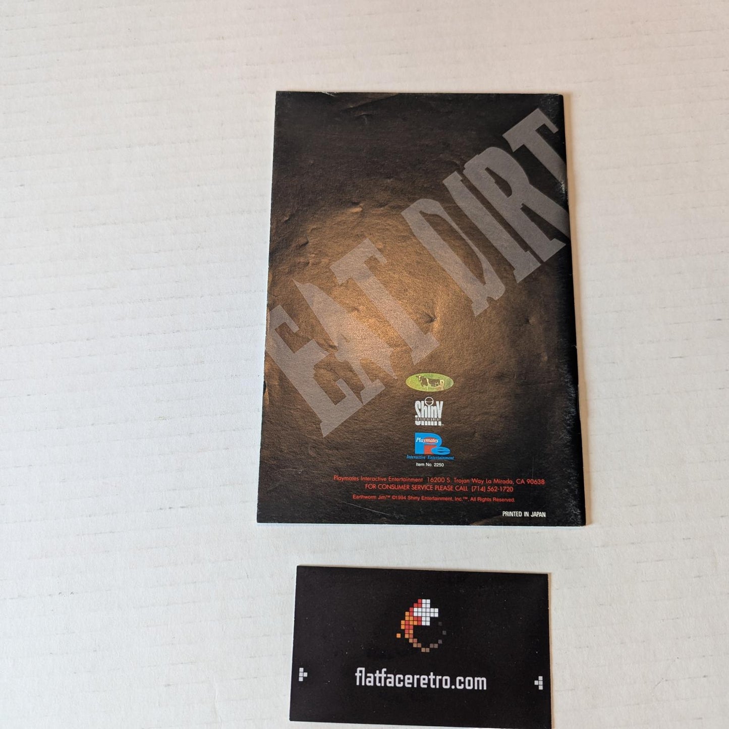 Earthworm Jim - Nintendo SNES - Manual Only