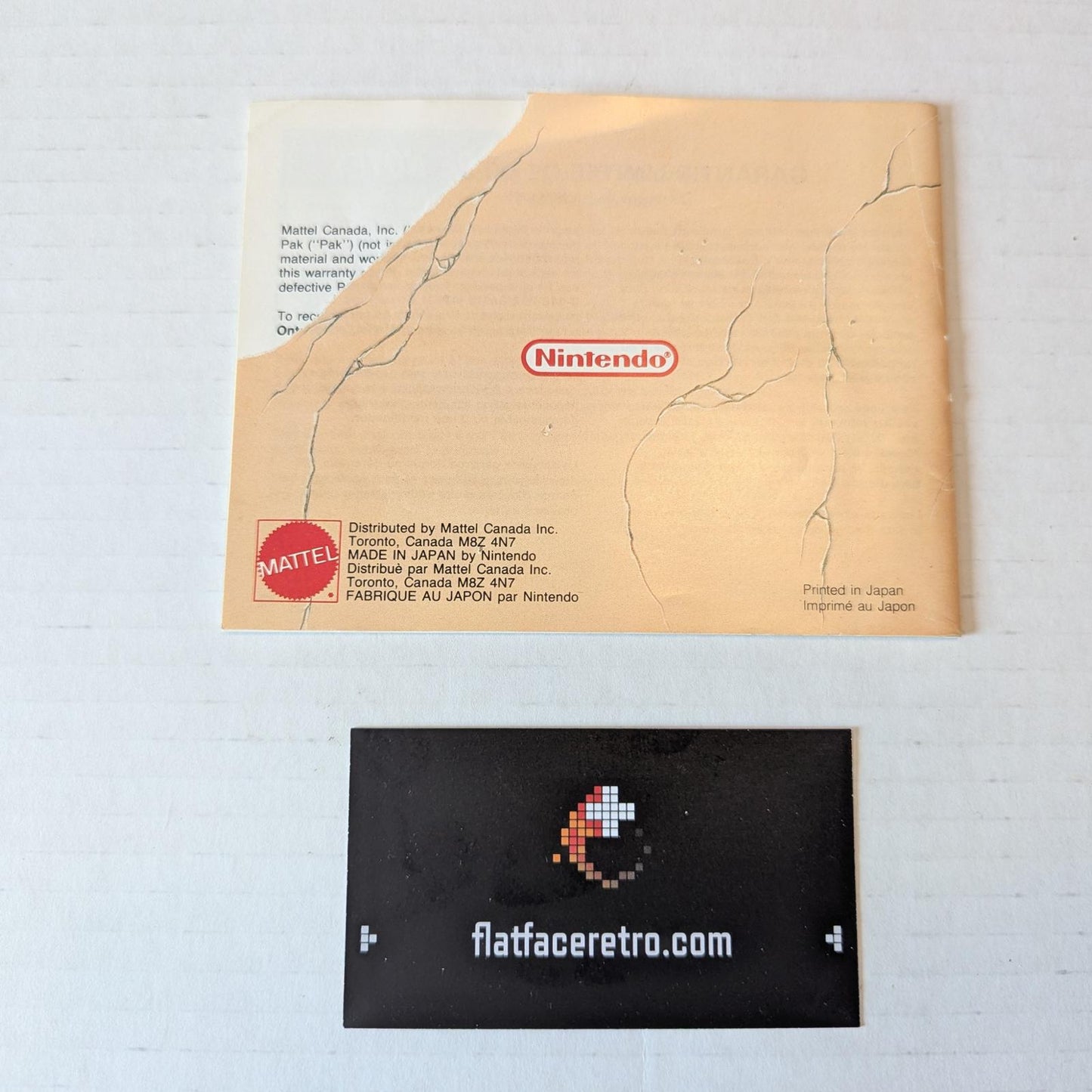 Faxanadu - Nintendo NES - Manual Only