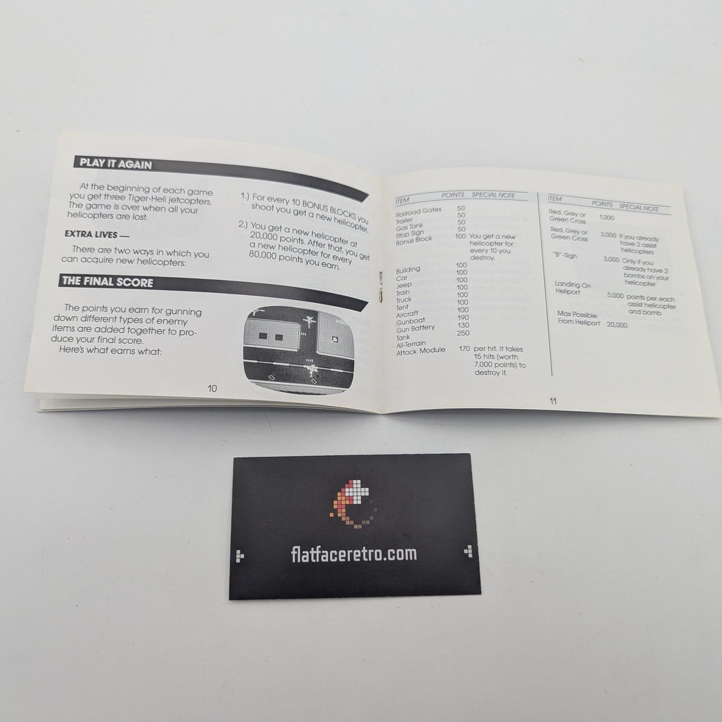 Tiger-Heli - Nintendo NES - Manual Only