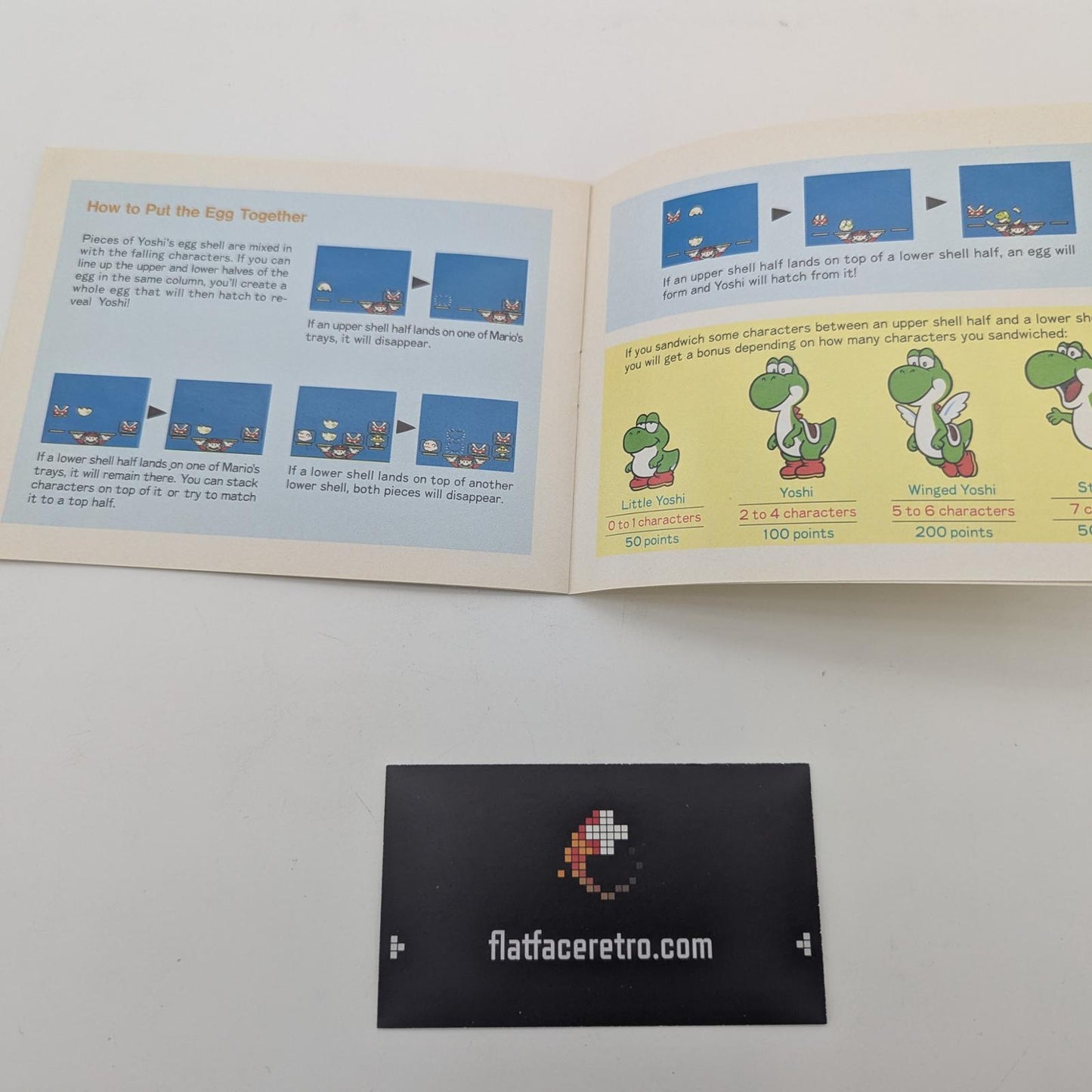 Yoshi - Nintendo NES - Manual Only