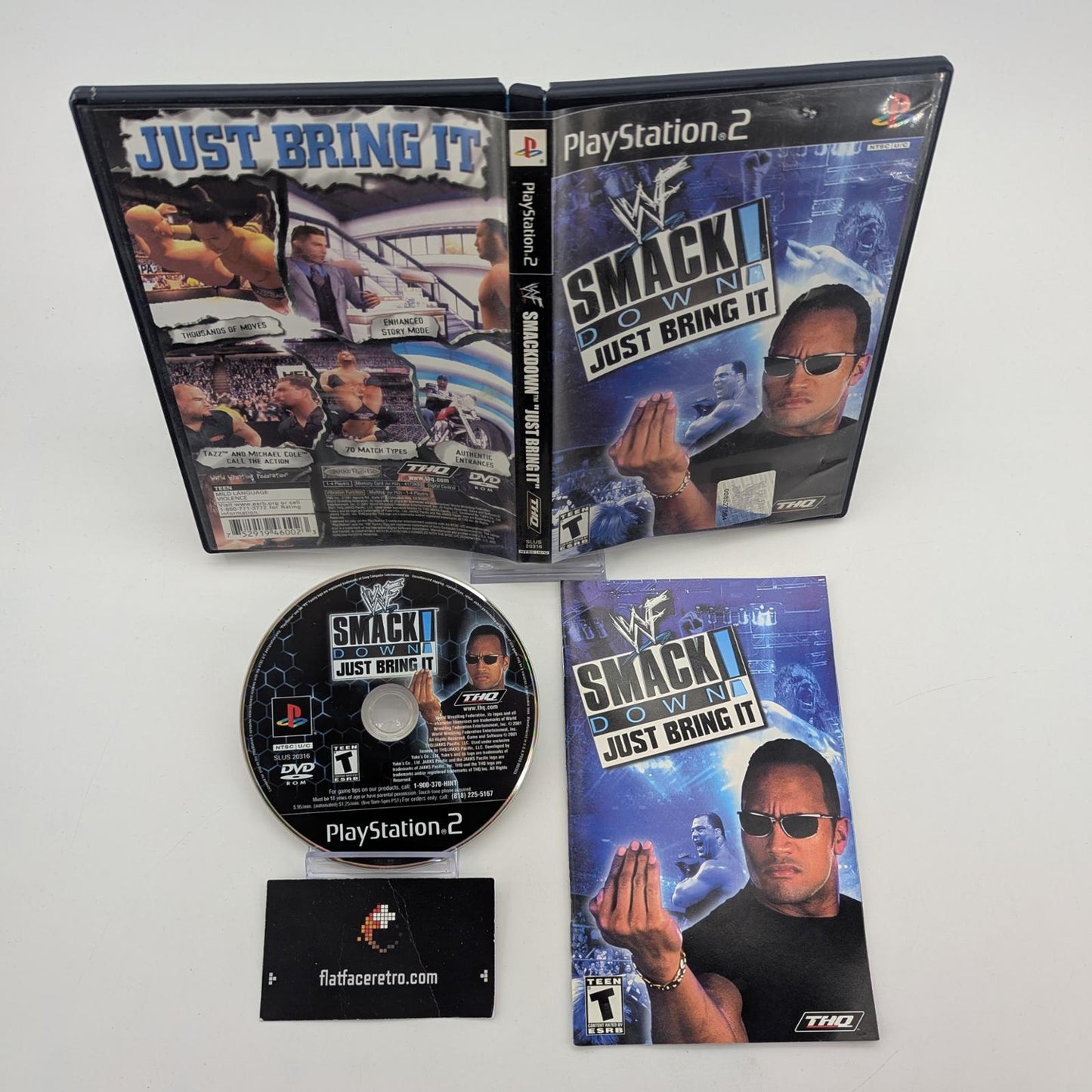 WWF Smackdown Just Bring It - Sony PlayStation 2 - Complete