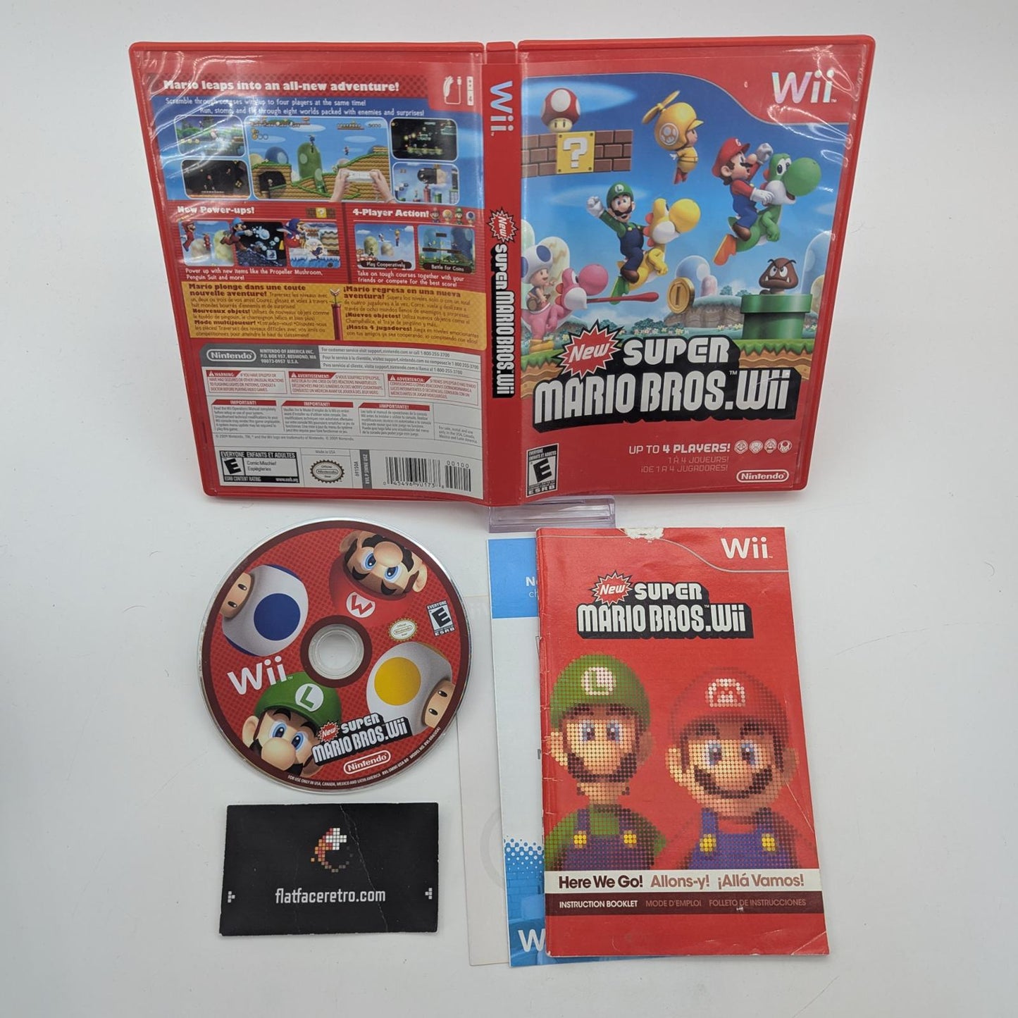 New Super Mario Bros. Wii - Nintendo Wii - Complete