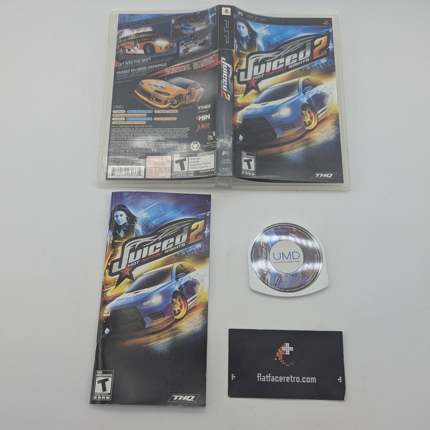Juiced 2 Hot Import Nights - Sony PSP - Complete