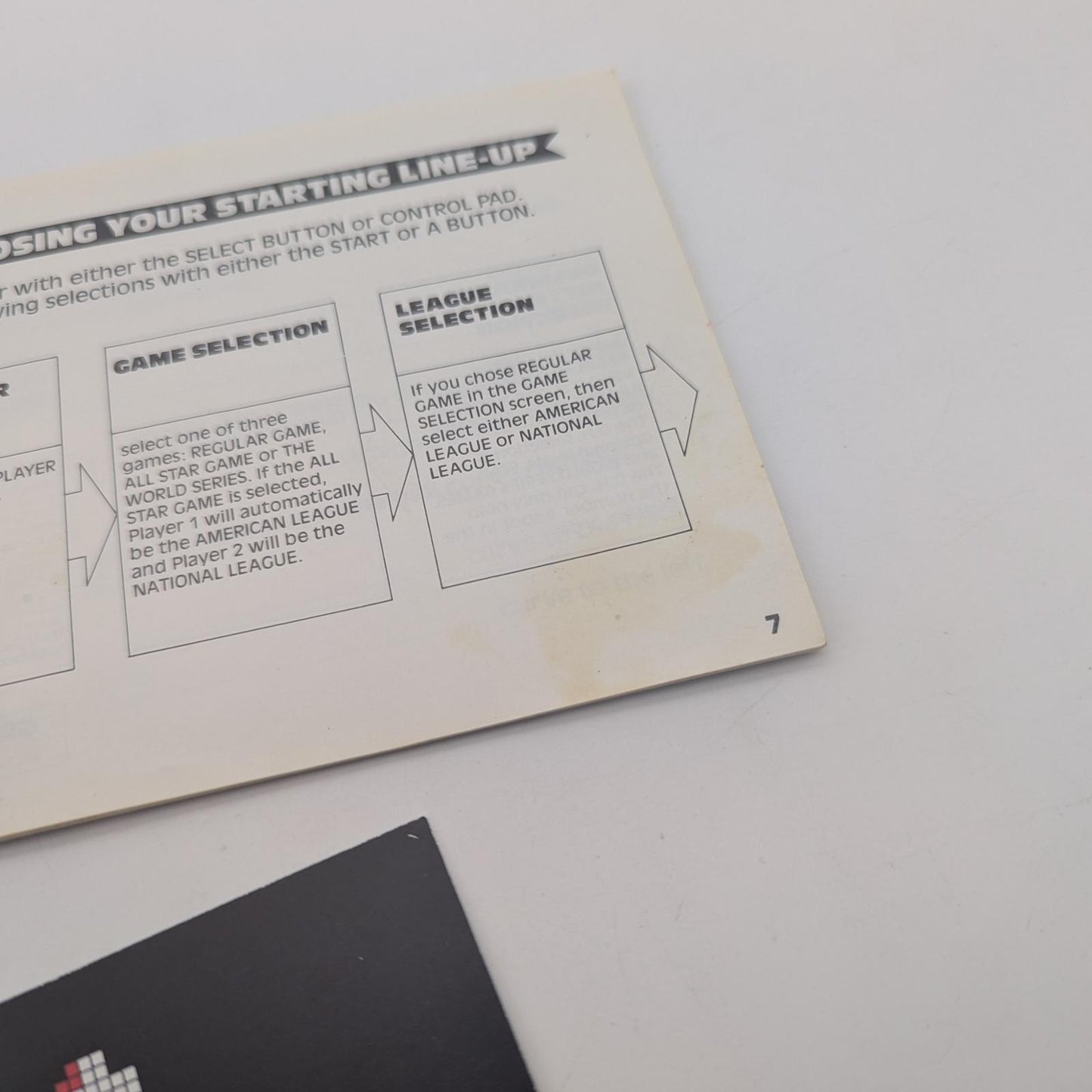 Major League Baseball - Nintendo NES - Manual Only