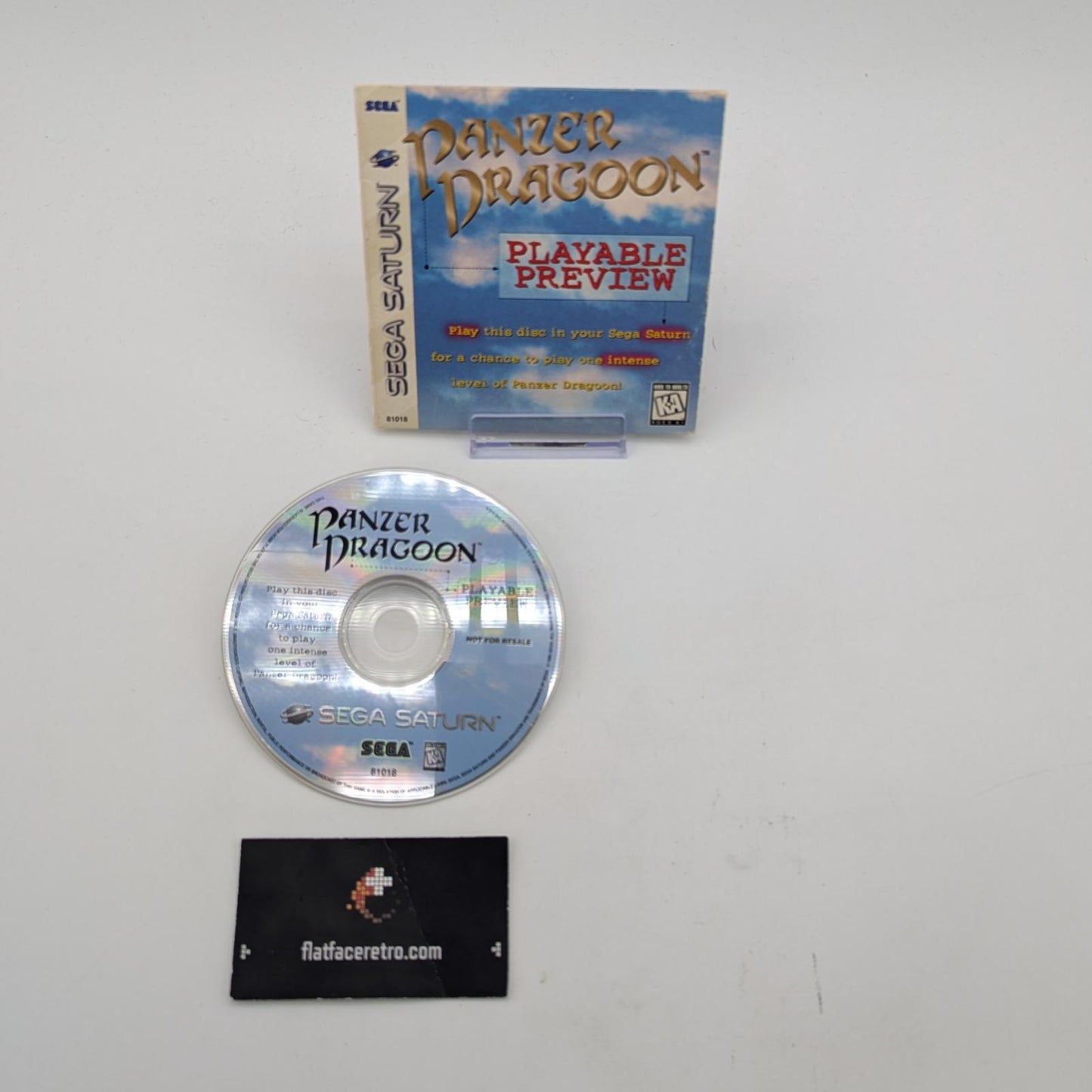 Panzer Dragoon Playable Preview - Sega Saturn - Game and Box Only