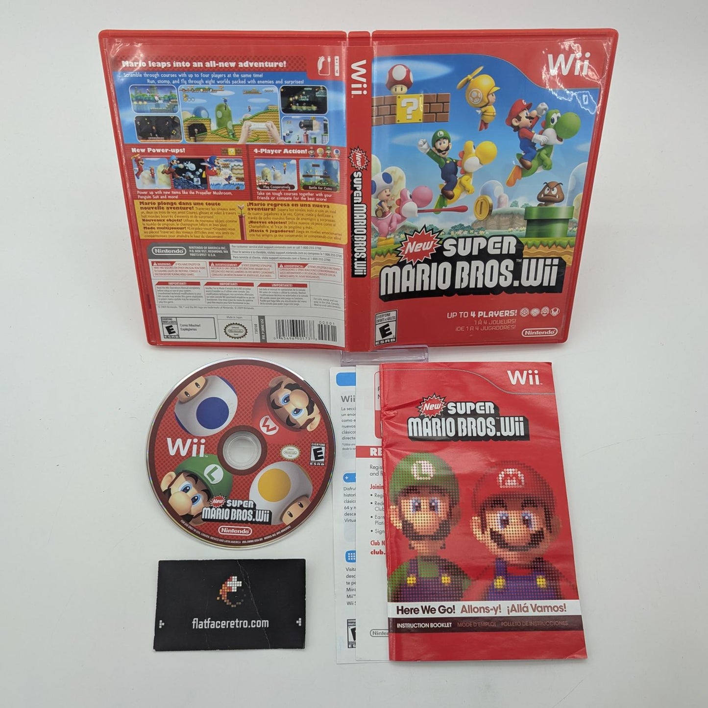 New Super Mario Bros. Wii - Nintendo Wii - Complete