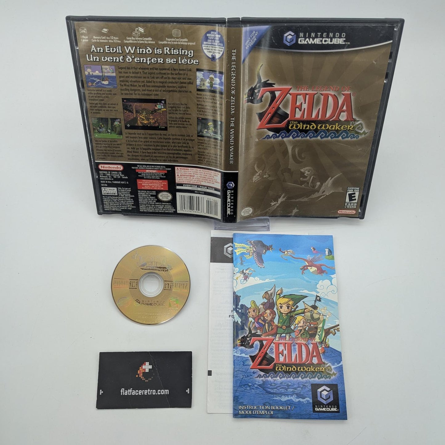Zelda Wind Waker - Nintendo Gamecube - Complete