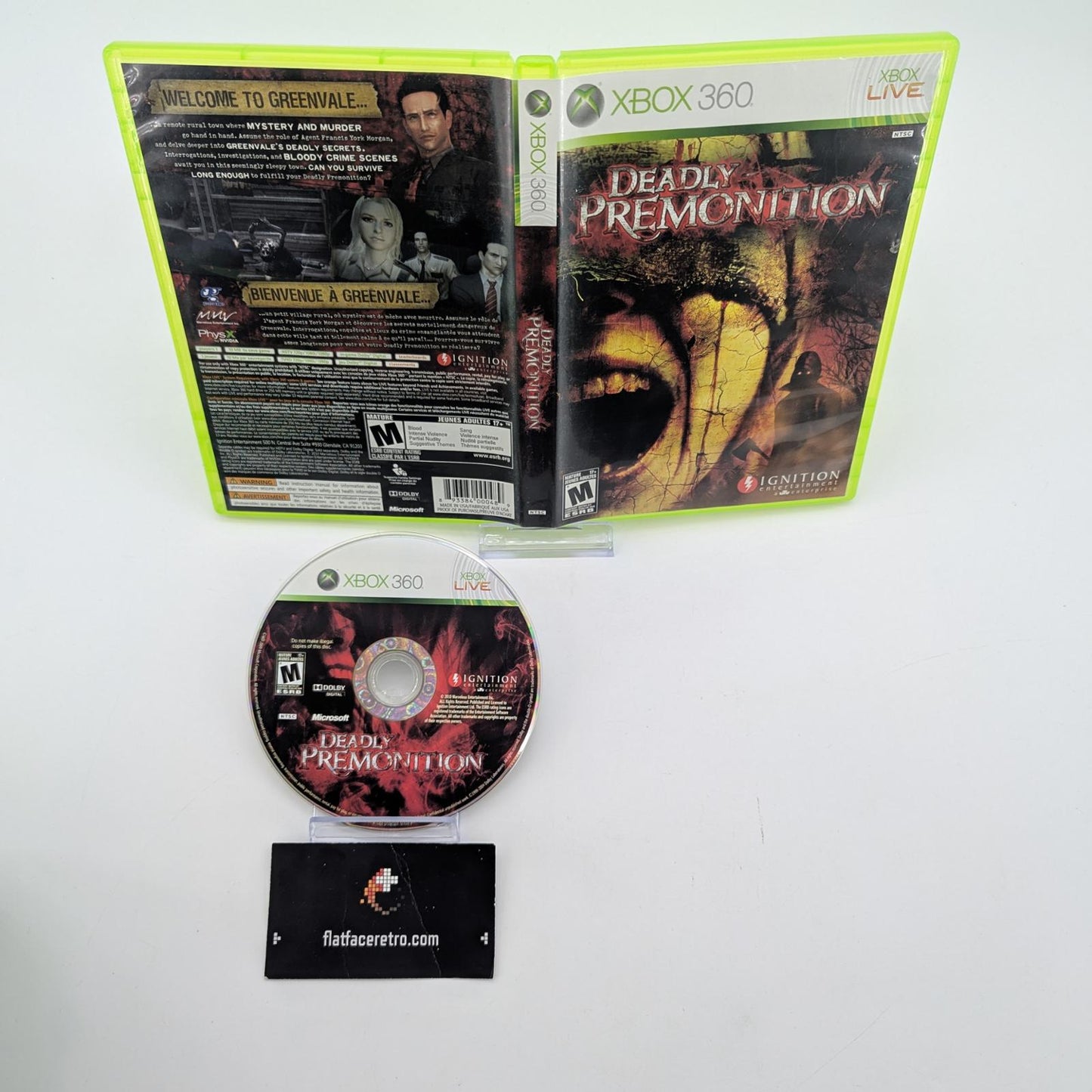 Deadly Premonition - Microsoft Xbox 360 - Game and Box Only
