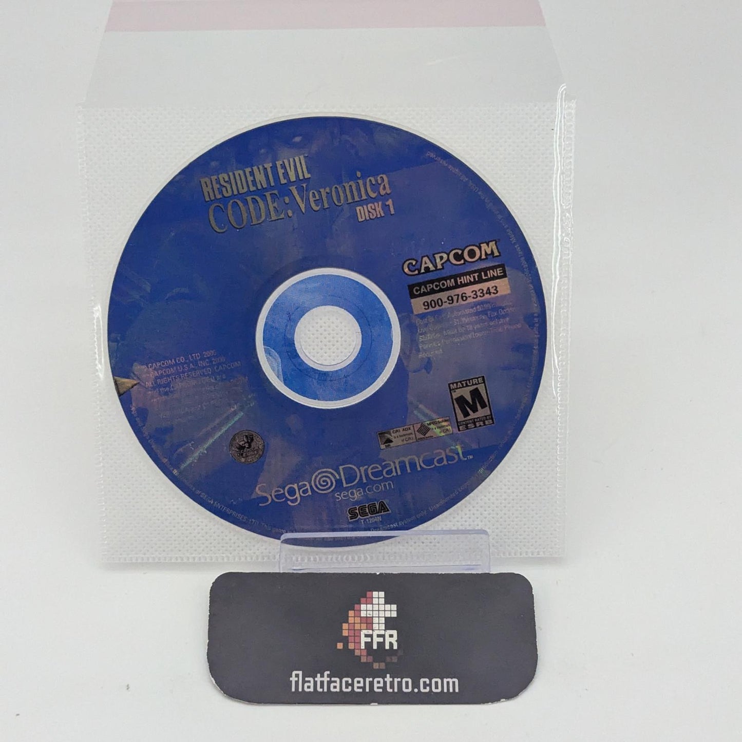 Resident Evil CODE Veronica - Sega Dreamcast - Game Only