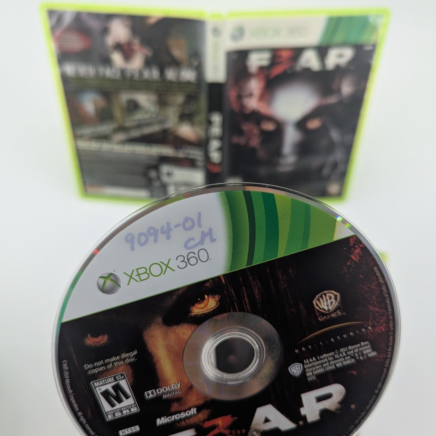 F.E.A.R. 3 fear - Microsoft Xbox 360 - Complete