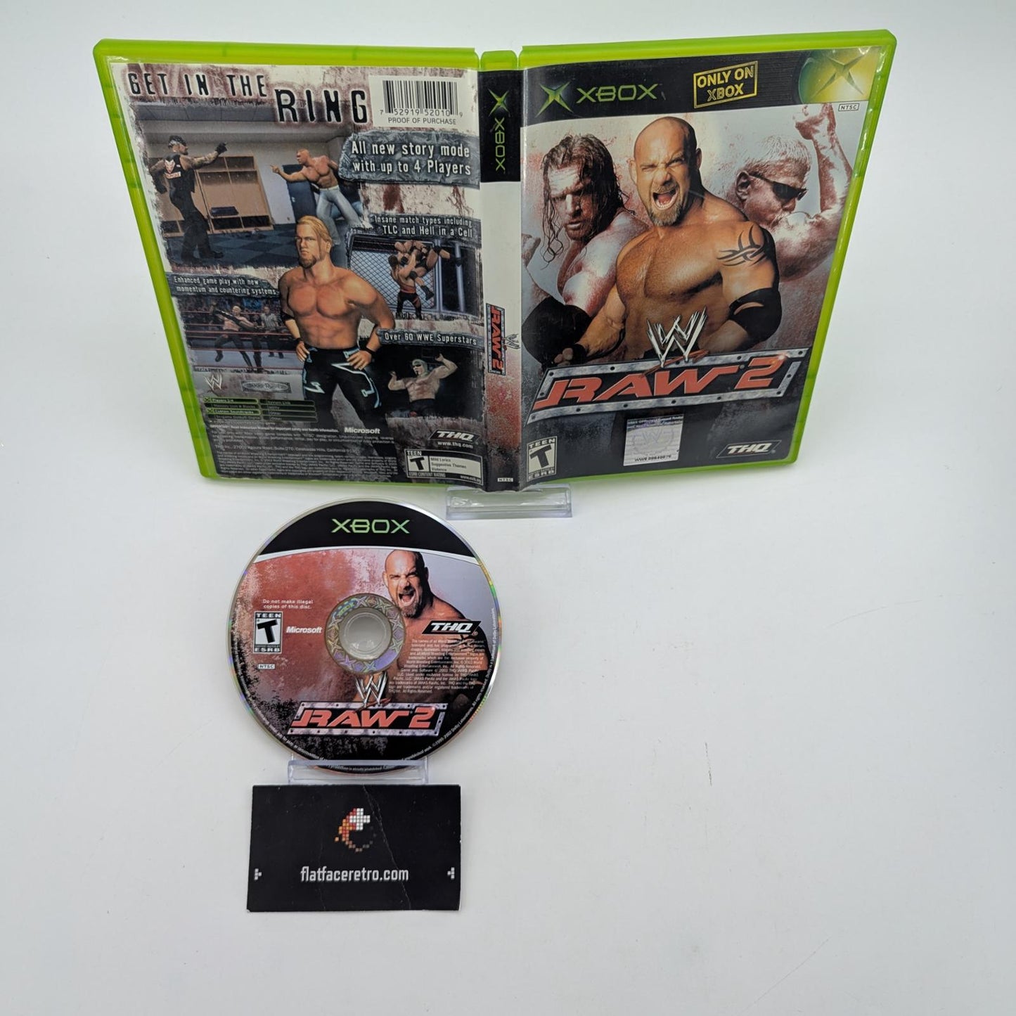 WWE Raw 2 - Microsoft Xbox - Game and Box Only