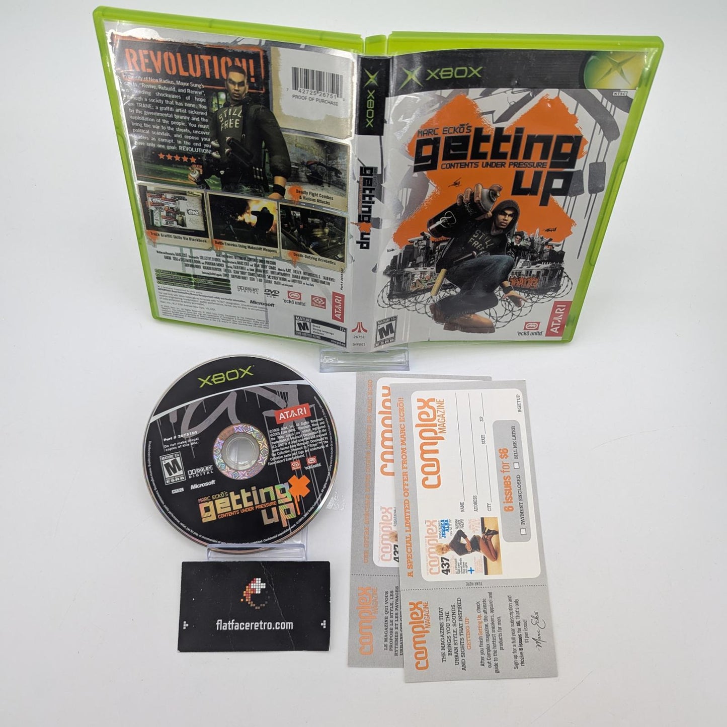 Marc Ecko's Getting Up Contents Under Pressure - Microsoft Xbox - Game and Box Only