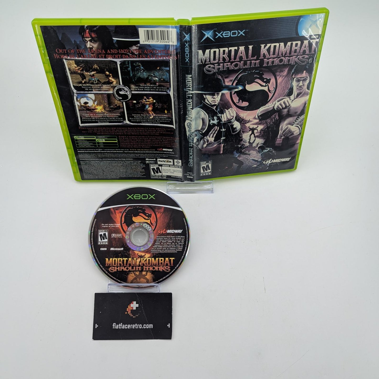 Mortal Kombat Shaolin Monks - Microsoft Xbox - Game and Box Only