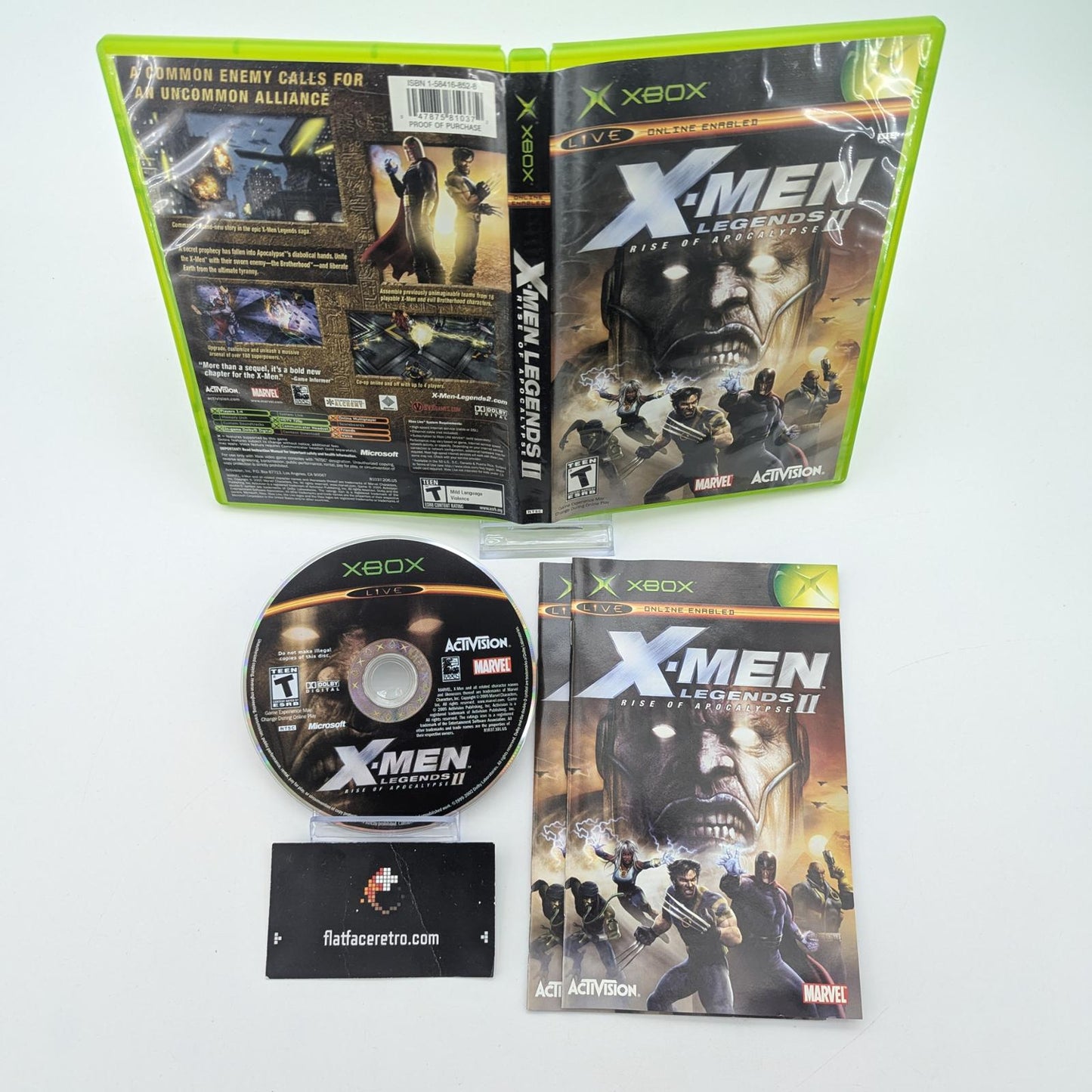 X-men Legends 2 - Microsoft Xbox - Game and Box Only