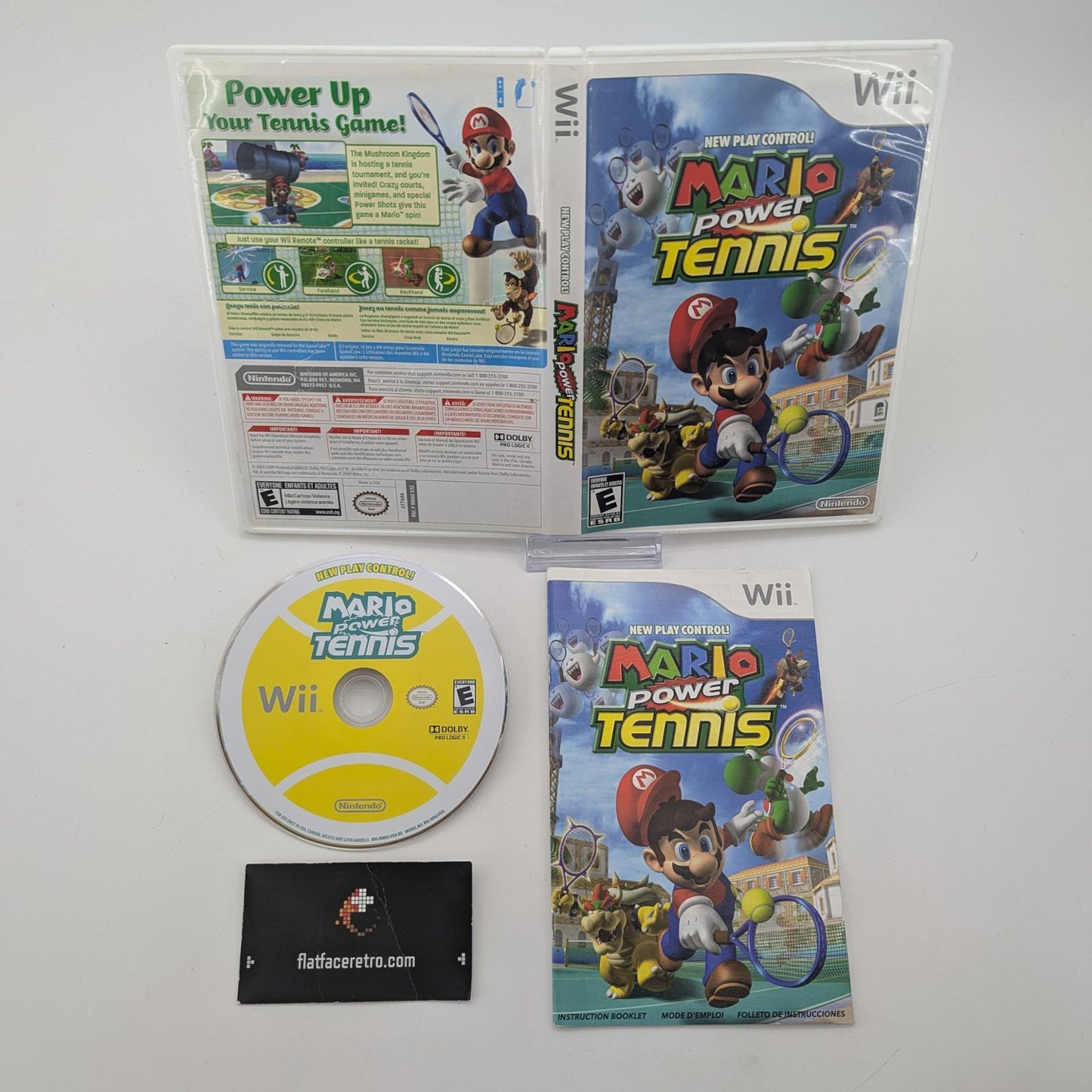 New Play Control: Mario Power Tennis - Nintendo Wii - Complete