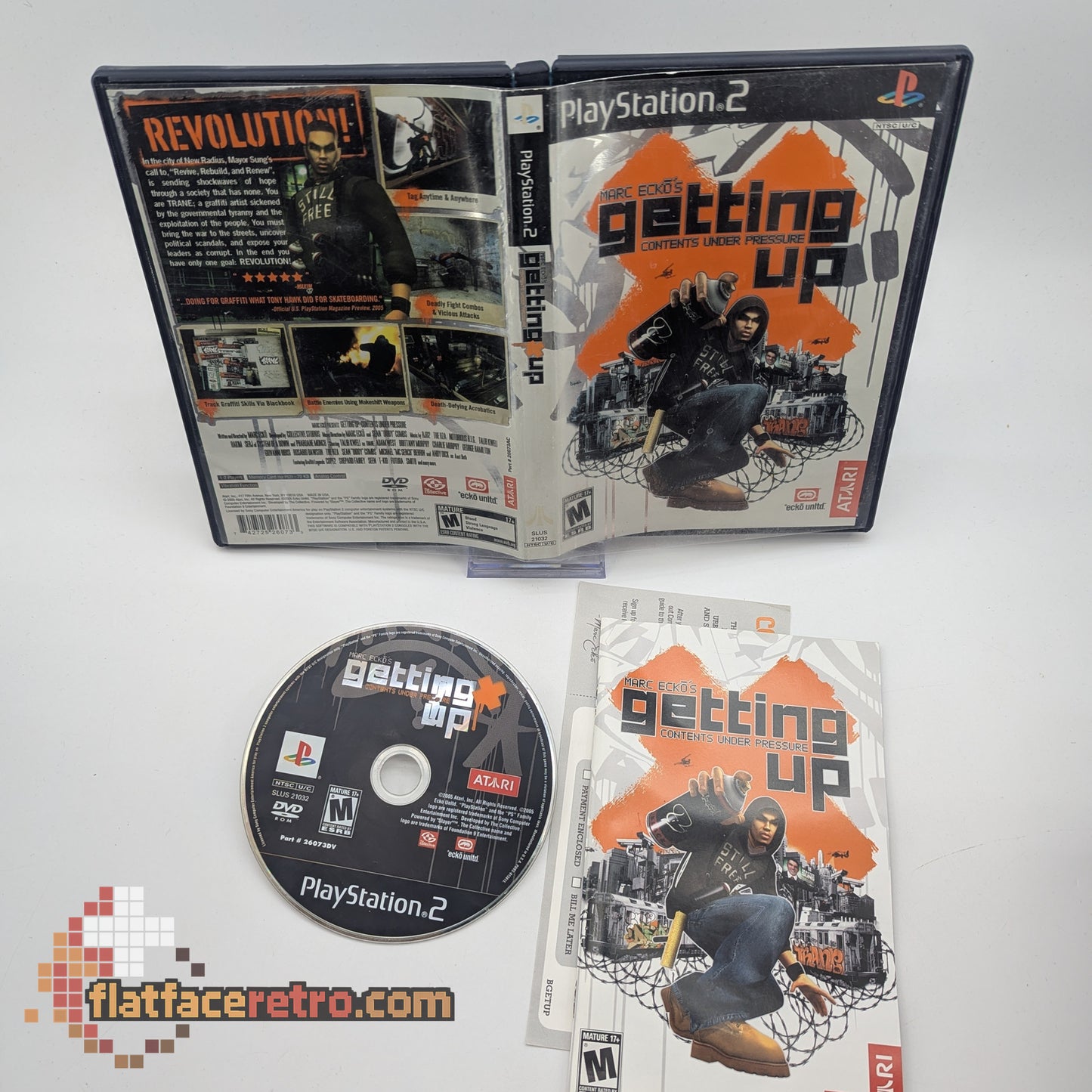 Marc Ecko's Getting Up Contents Under Pressure - Sony PlayStation 2 - Complete