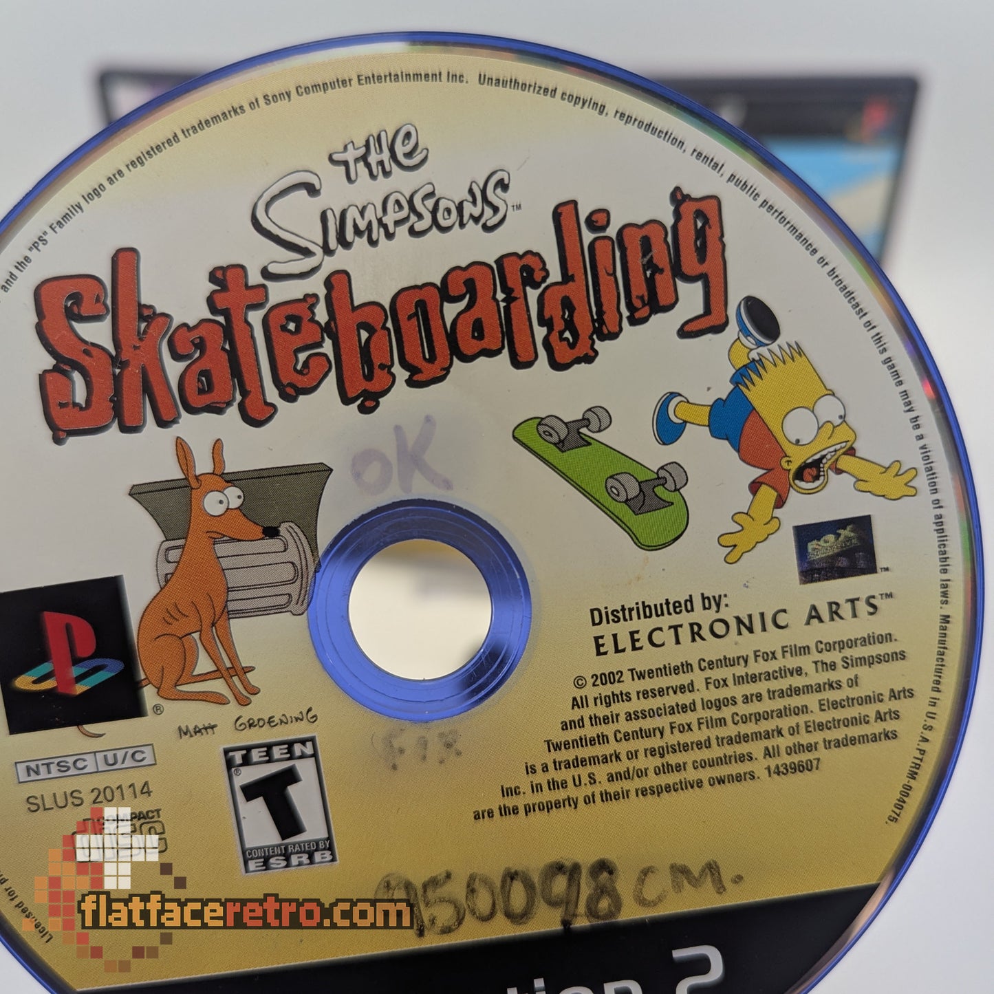 The Simpsons Skateboarding - Sony PlayStation 2 - Game and Box Only