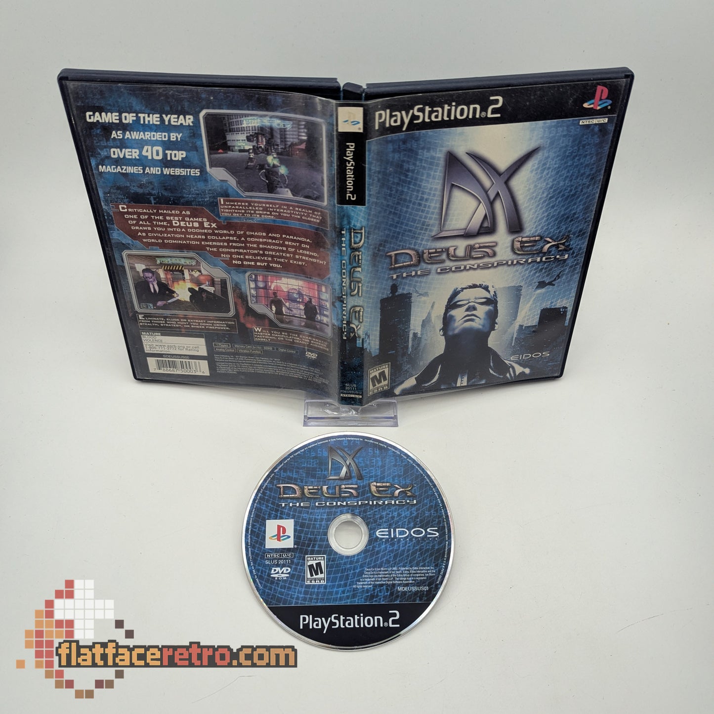 Deus Ex: The Conspiracy - Sony PlayStation 2 - Game and Box Only