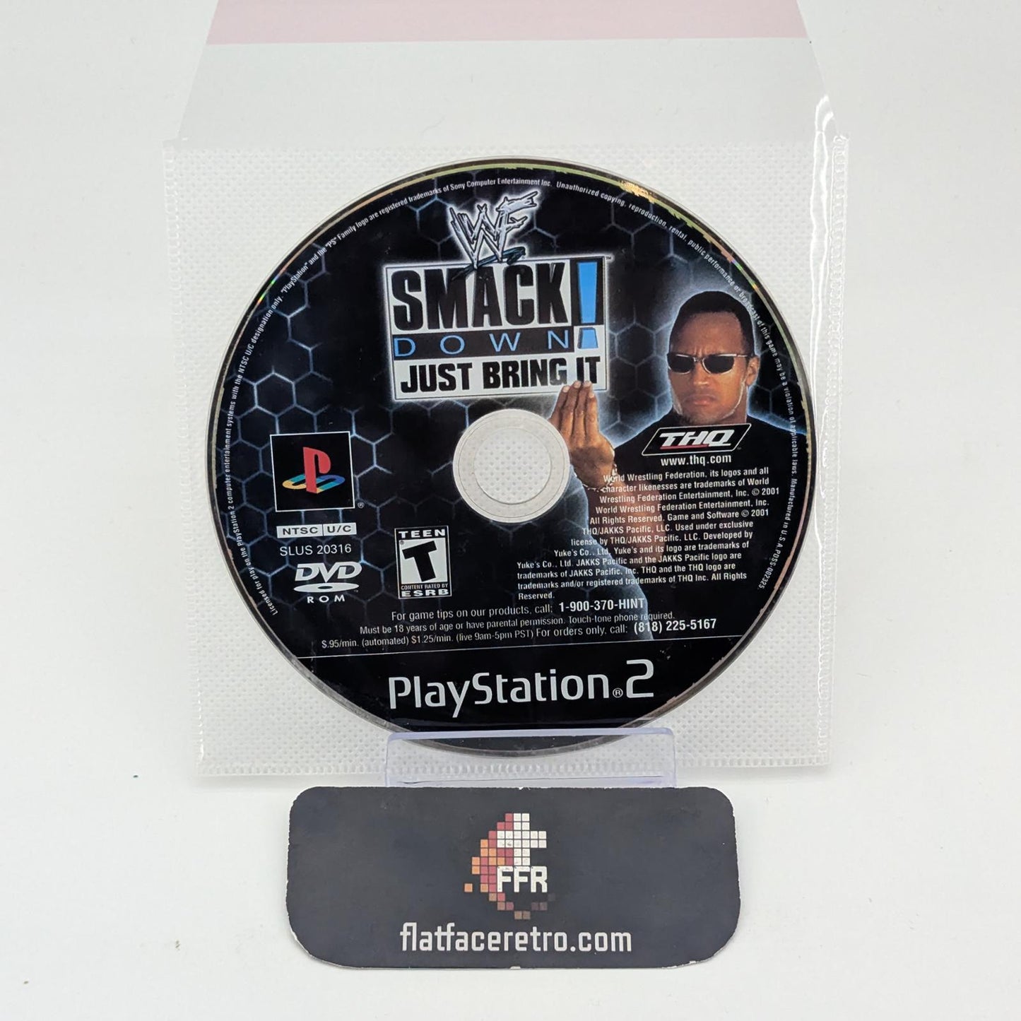 WWF Smackdown Just Bring It - Sony PlayStation 2 - Game Only