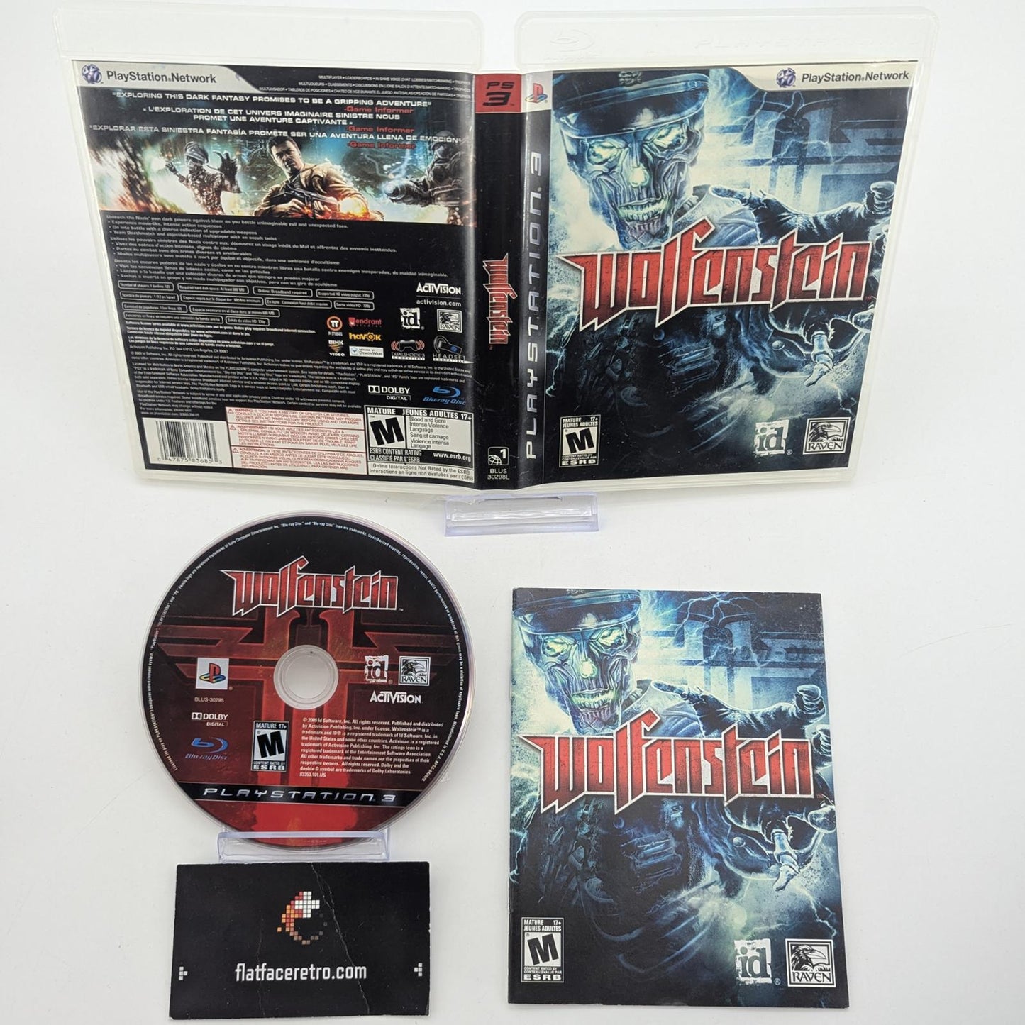 Wolfenstein - Sony PlayStation 3 - Complete