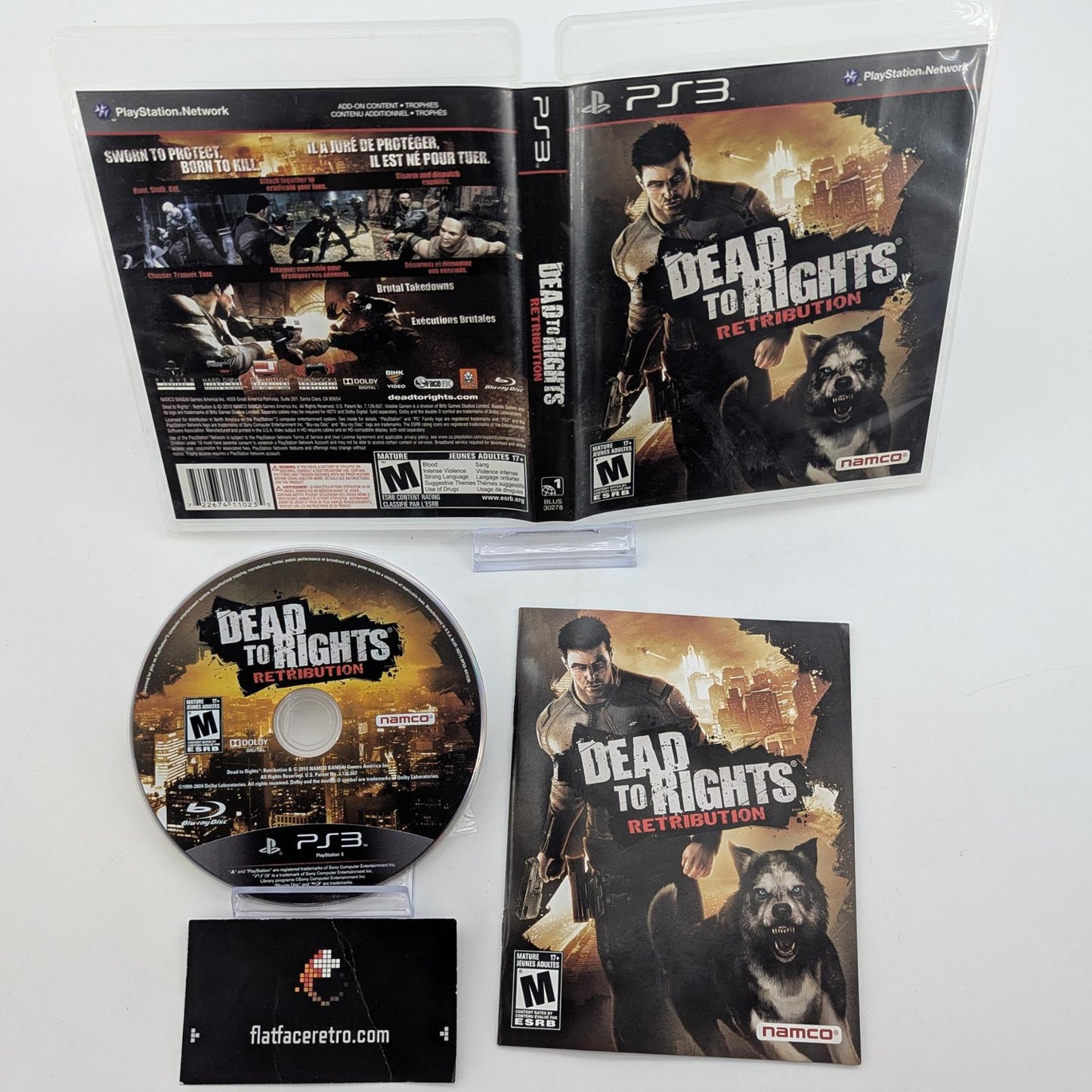 Dead to Rights Retribution - Sony PlayStation 3 - Complete