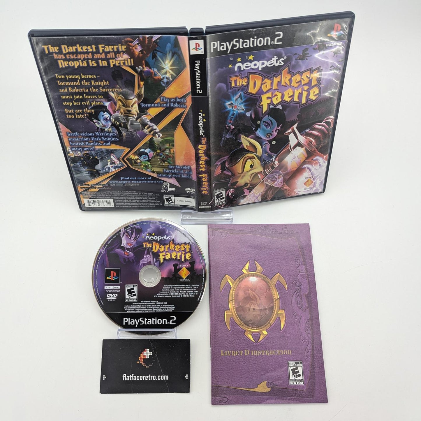 NeoPets the Darkest Faerie - Sony PlayStation 2 - Complete
