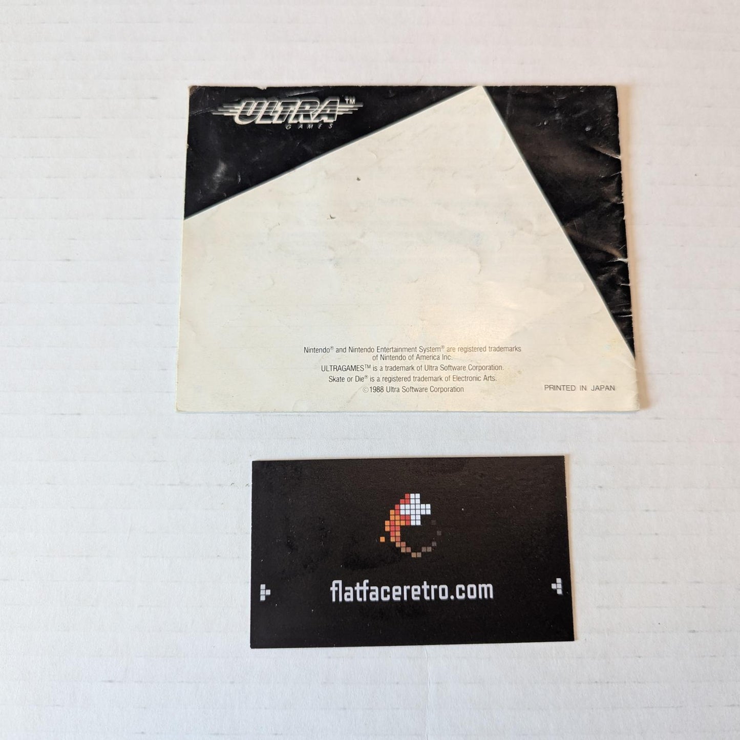 Skate or Die - Nintendo NES - Manual Only