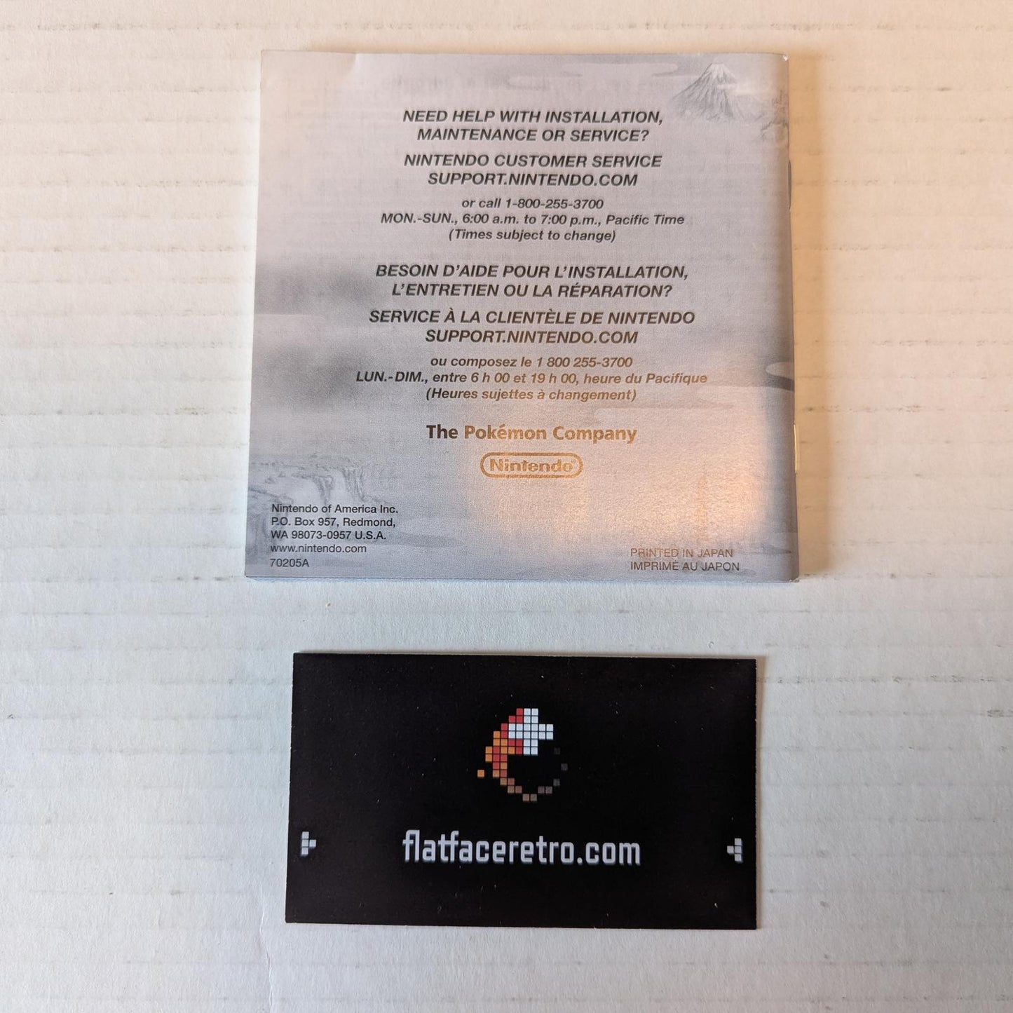 Pokemon SoulSilver Version - Nintendo DS - Manual Only