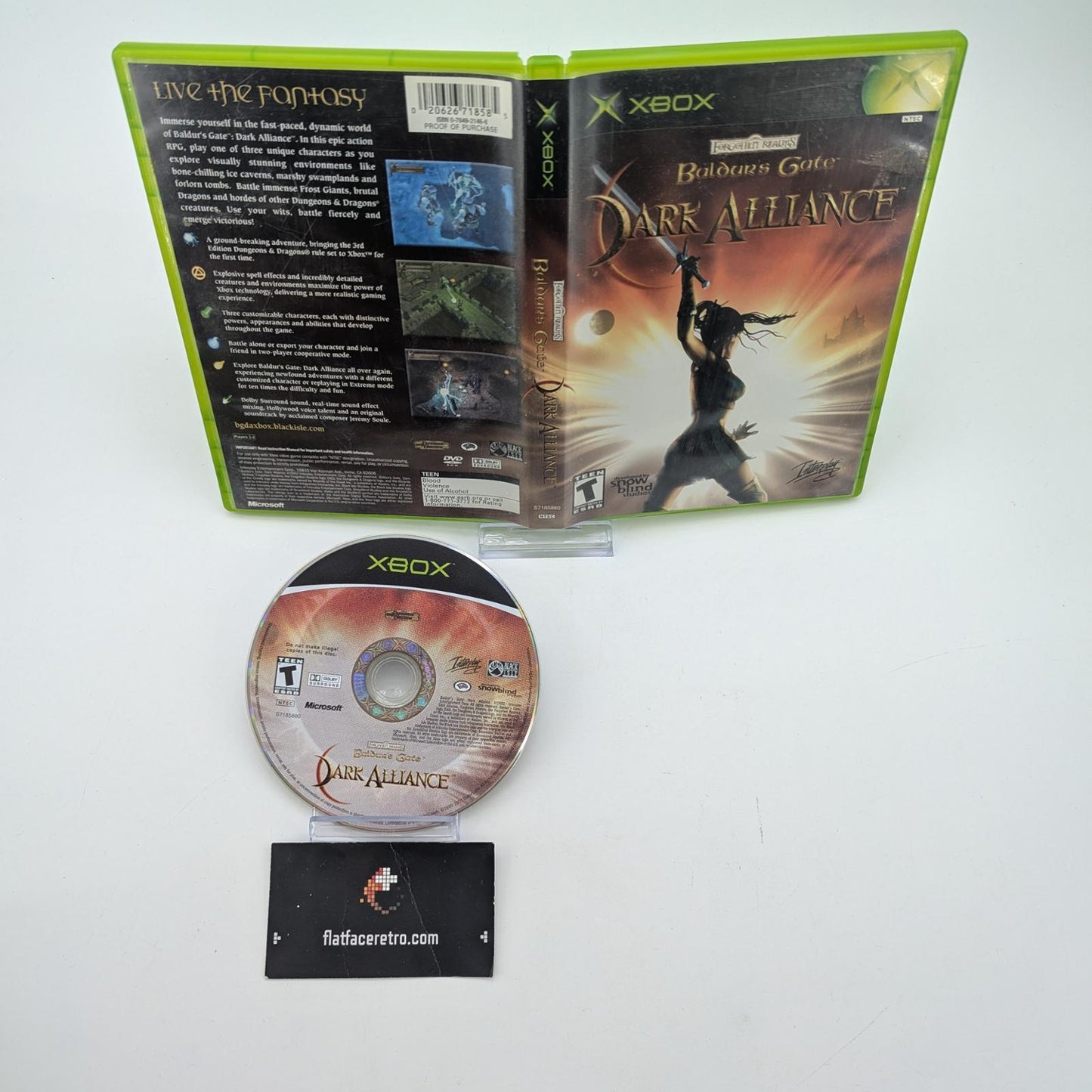 Baldur's Gate Dark Alliance - Microsoft Xbox - Game and Box Only