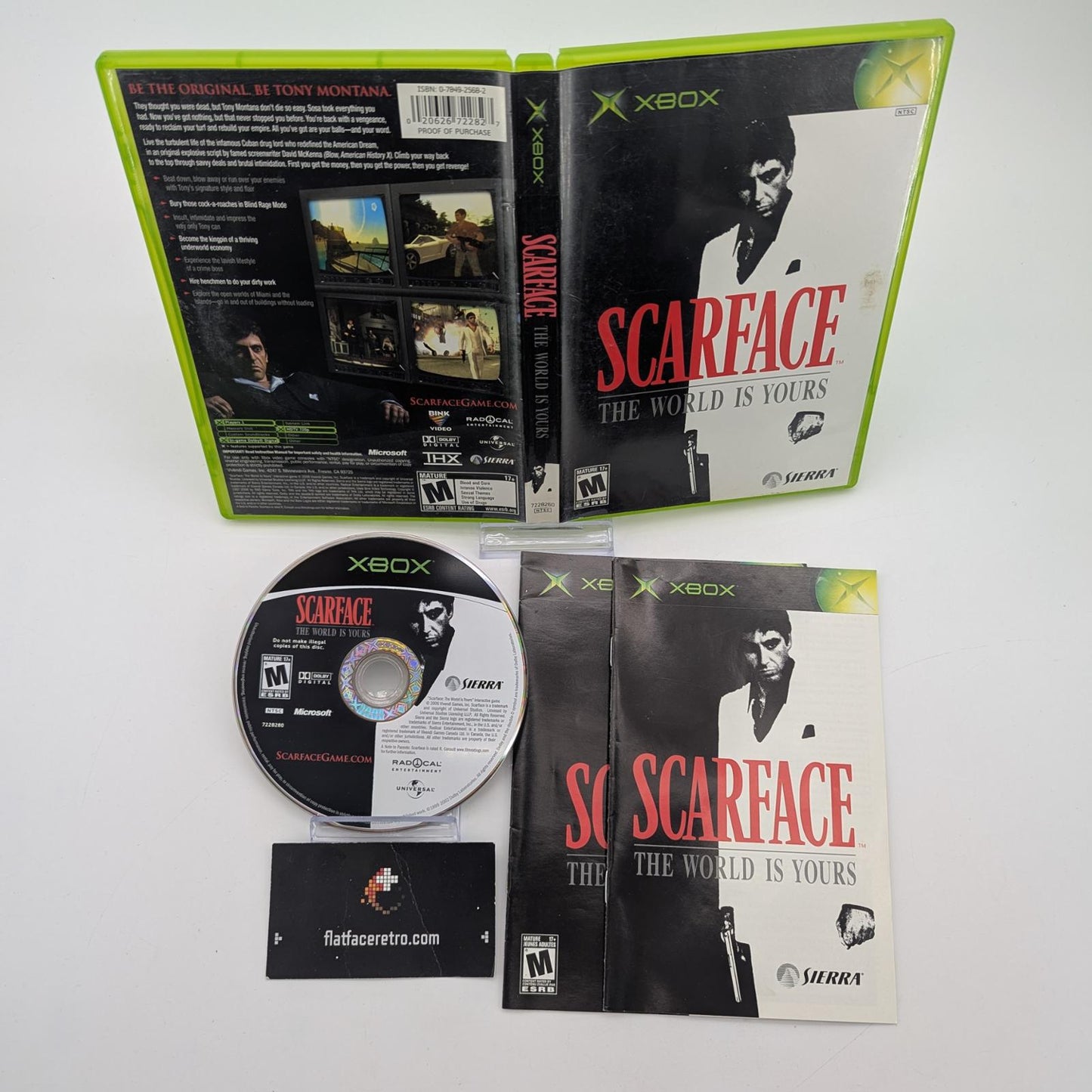 Scarface the World is Yours - Microsoft Xbox - Complete