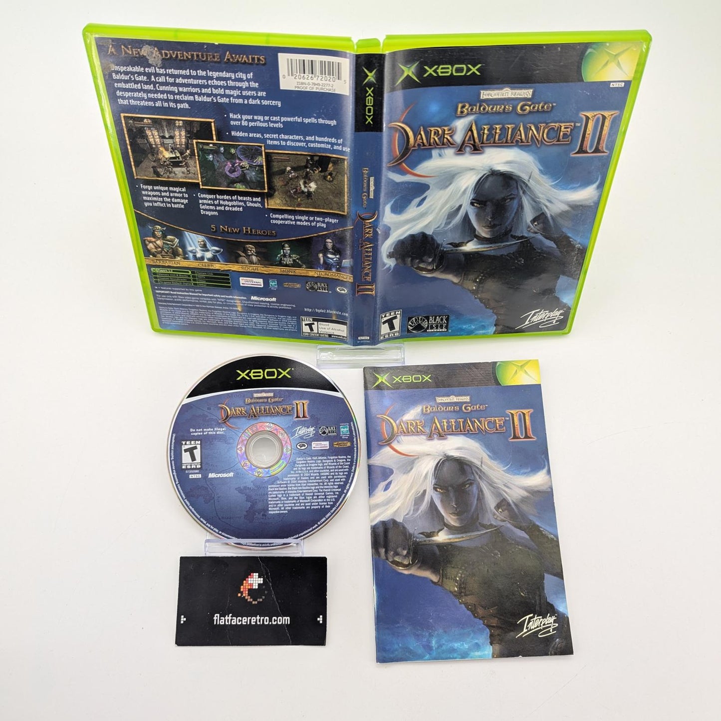 Baldur's Gate Dark Alliance 2 - Microsoft Xbox - Complete