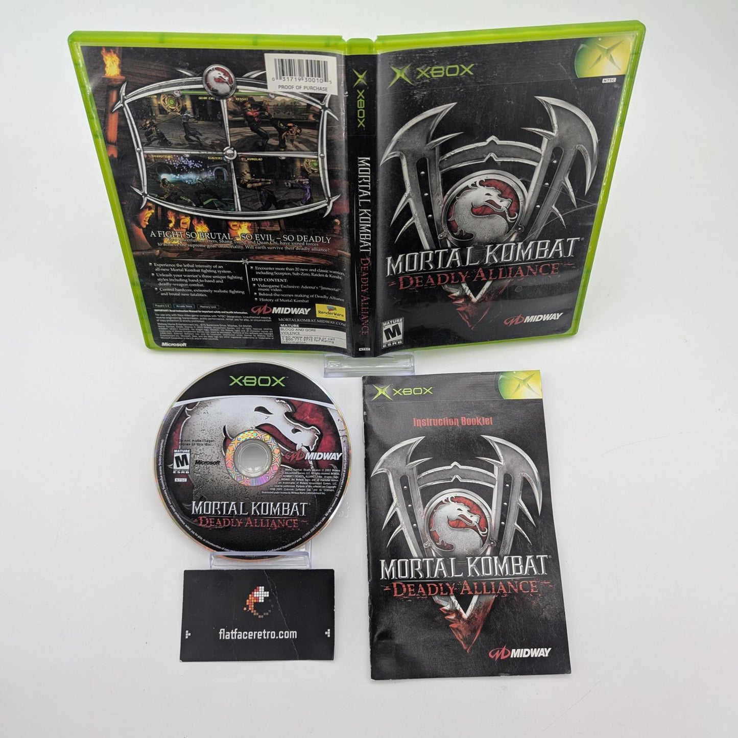 Mortal Kombat Deadly Alliance - Microsoft Xbox - Complete