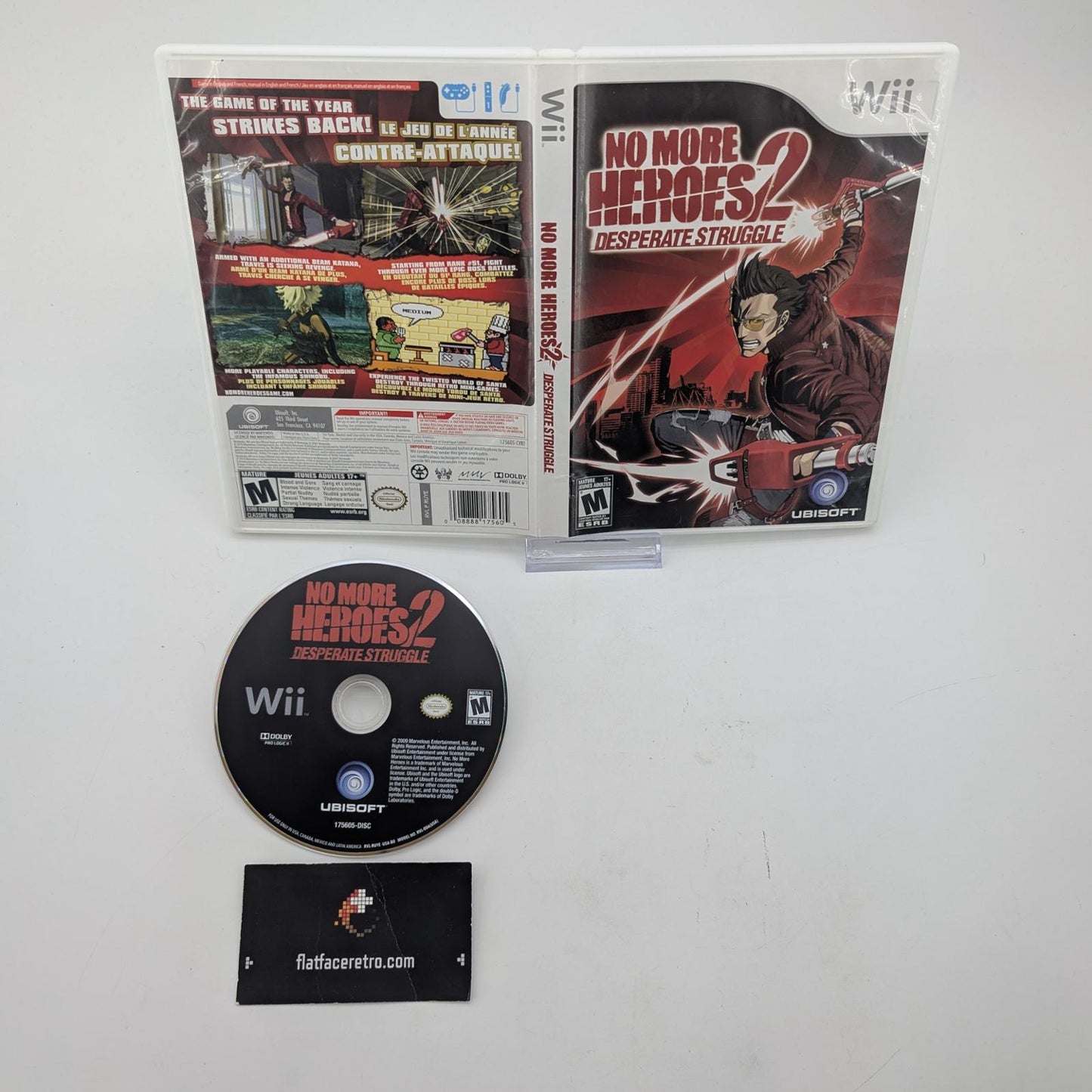 No More Heroes 2: Desperate Struggle - Nintendo Wii - Game and Box Only