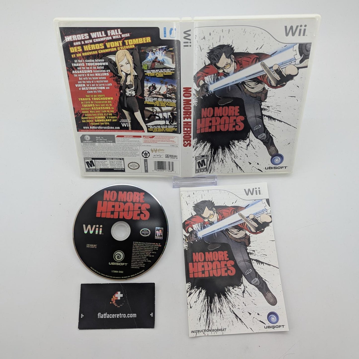 No More Heroes - Nintendo Wii - Complete
