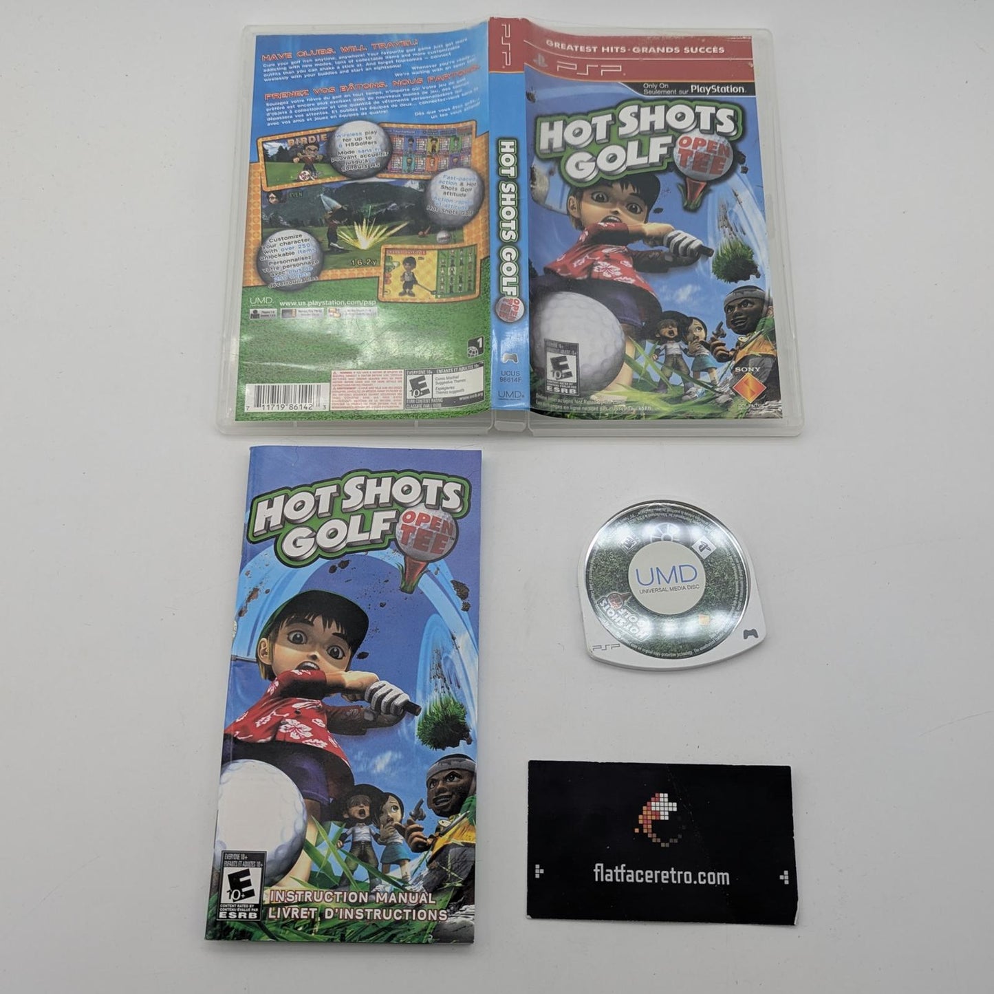 Hot Shots Golf Open Tee - Sony PSP - Complete