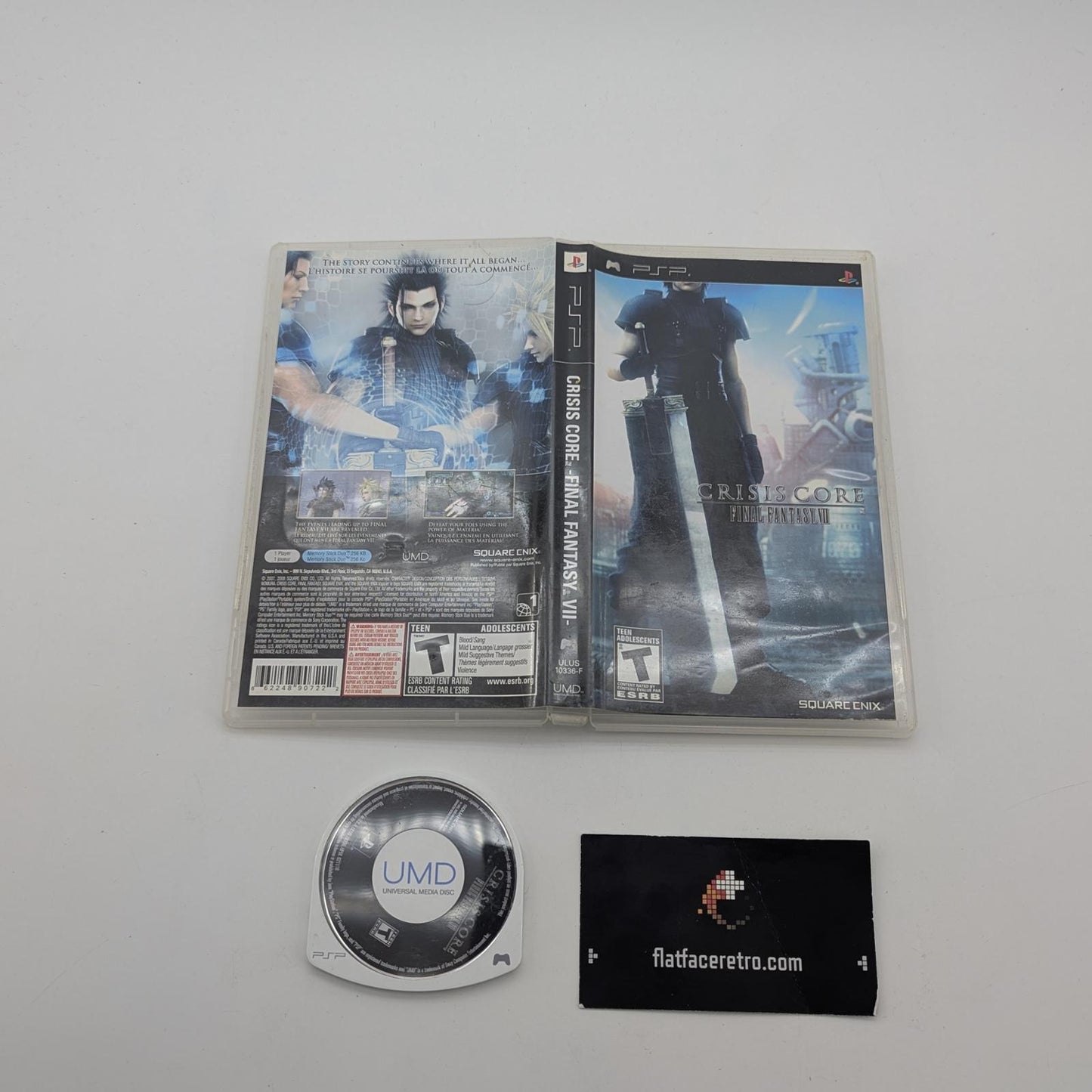 Crisis Core: Final Fantasy VII - Sony PSP - Game and Box Only
