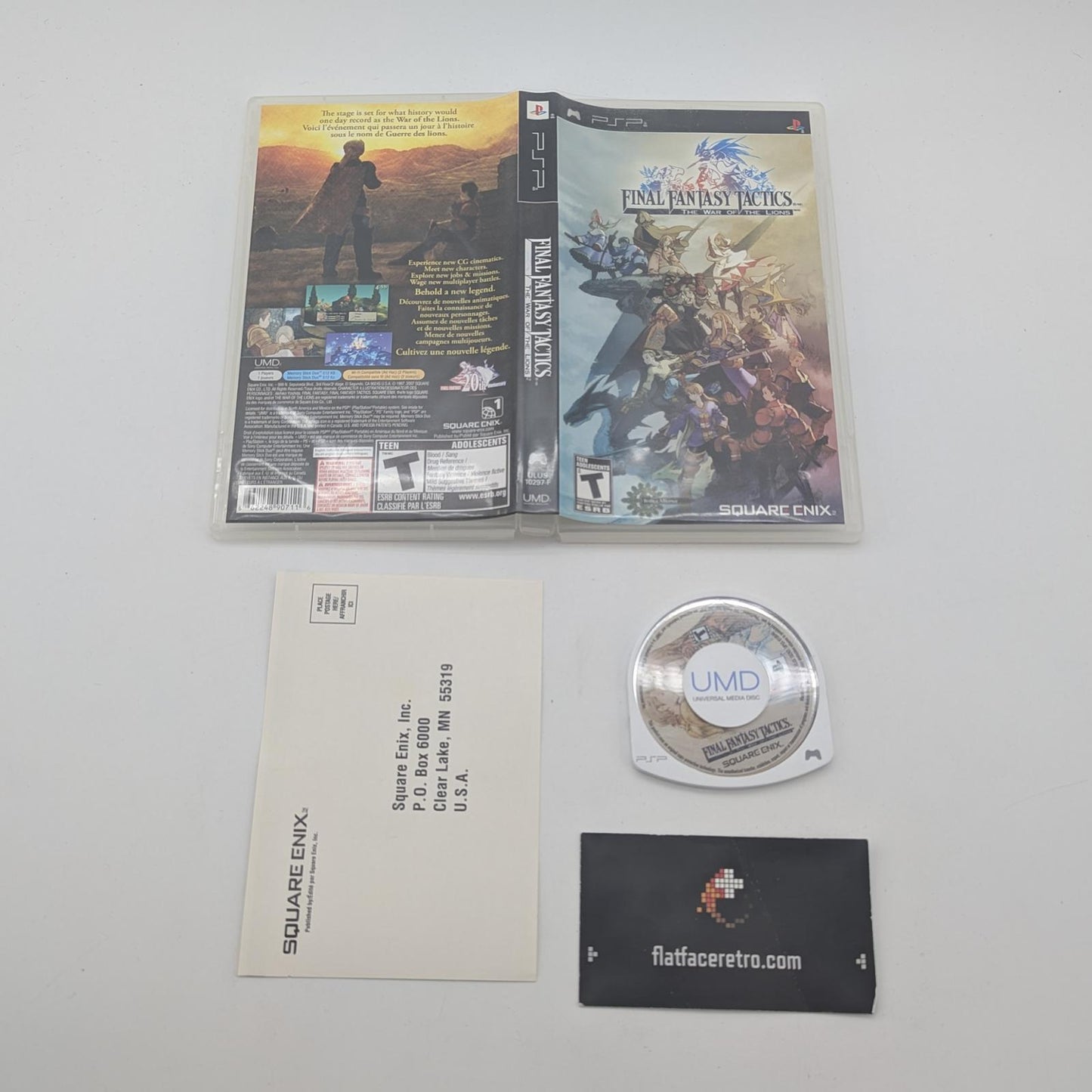 Final Fantasy Tactics: The War of the Lions - Sony PSP - Game and Box Only