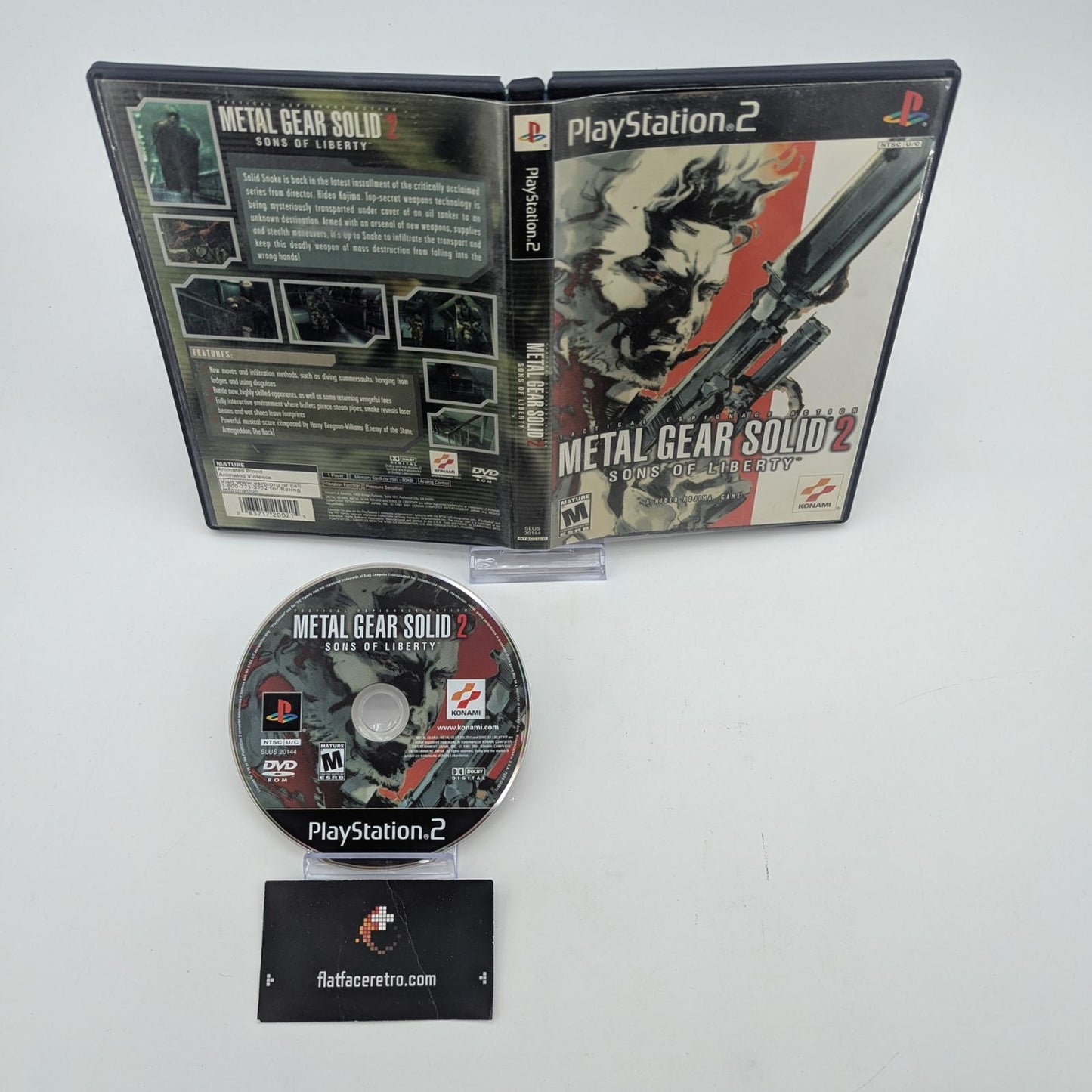 Metal Gear Solid 2 - Sony PlayStation 2 - Game and Box Only