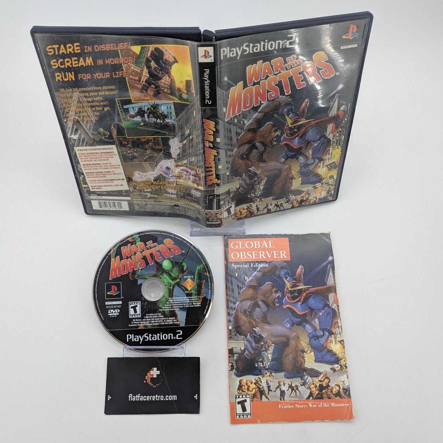 War of the Monsters - Sony PlayStation 2 - Complete