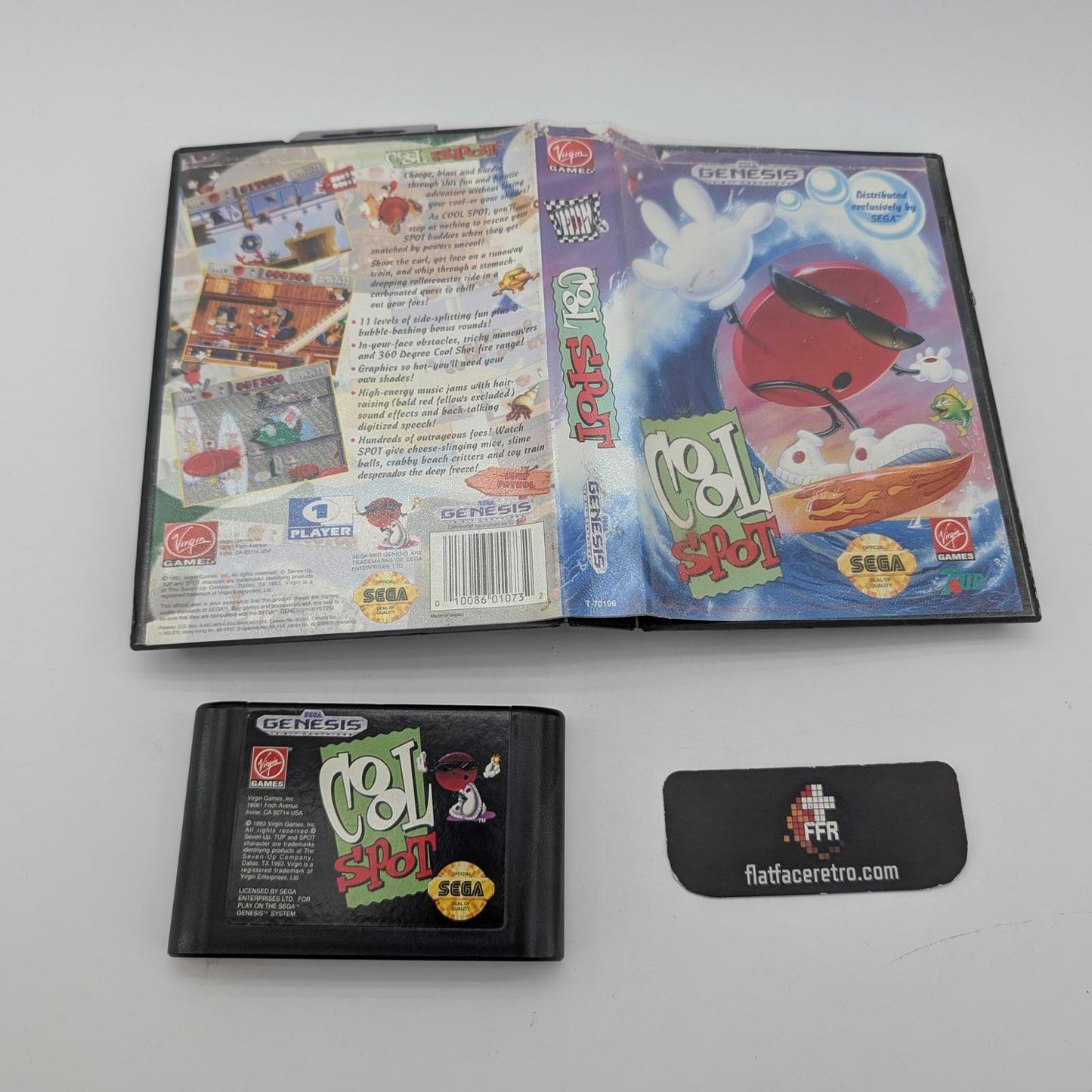 Cool Spot - Sega Genesis - Game and Box Only